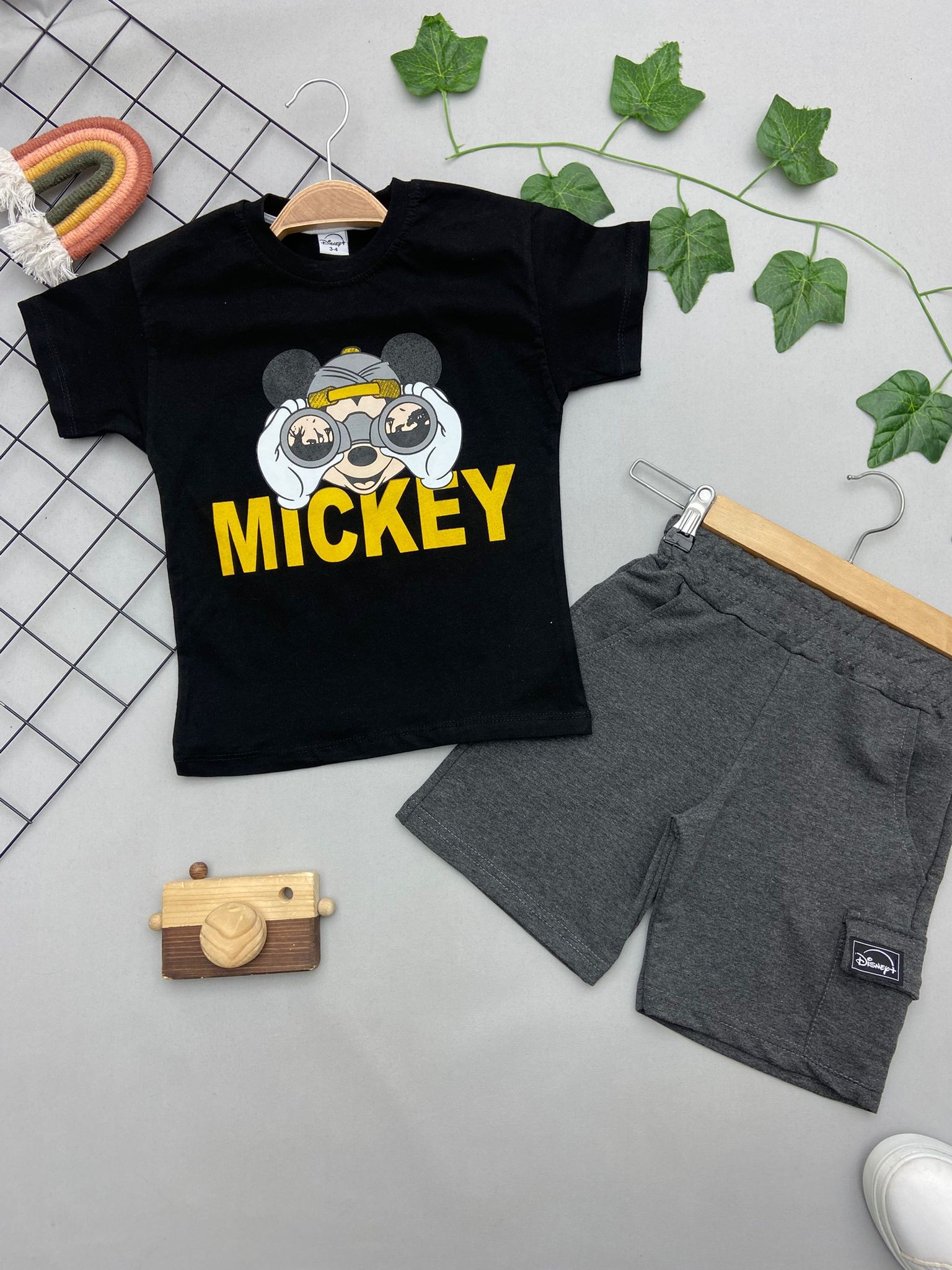 MICKEY YAZILI ERKEK COCUK TAKIM
