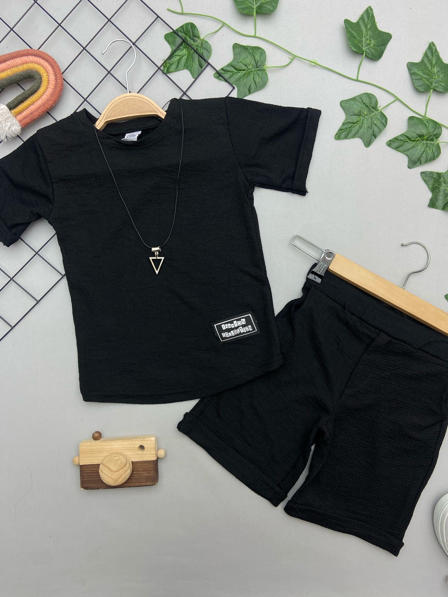 COLLECTION YAZILI ERKEK ÇOCUK TAKIM