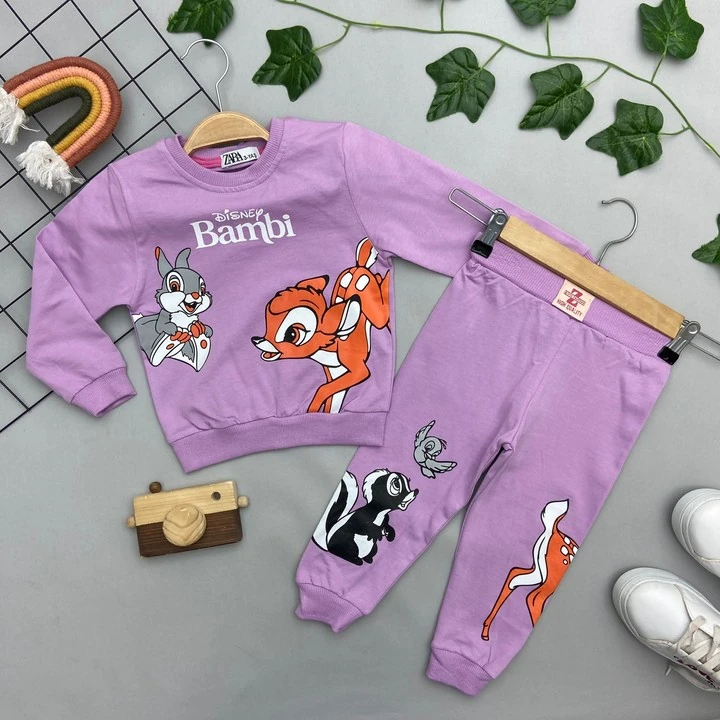 BAMBİ BASKILI KIZ ÇOCUK TAKIM