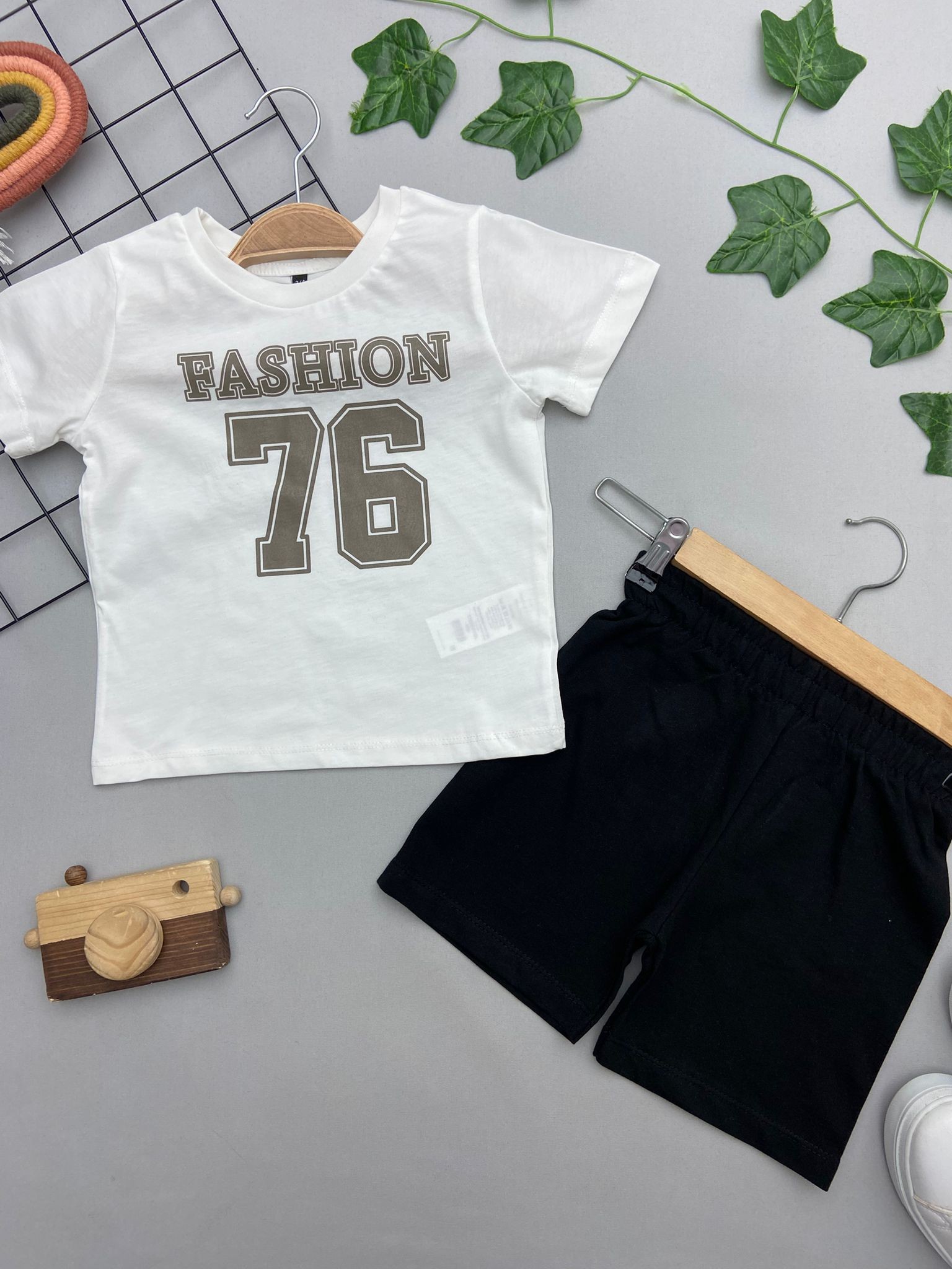 FASHIONA YAZILI ERKEK COCUK TAKIM