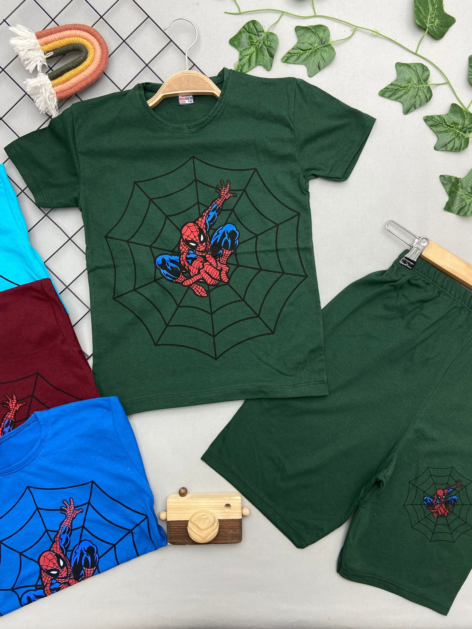 ⭐ SPIDERMAN BASKILI ERKEK ÇOCUK TAKIM