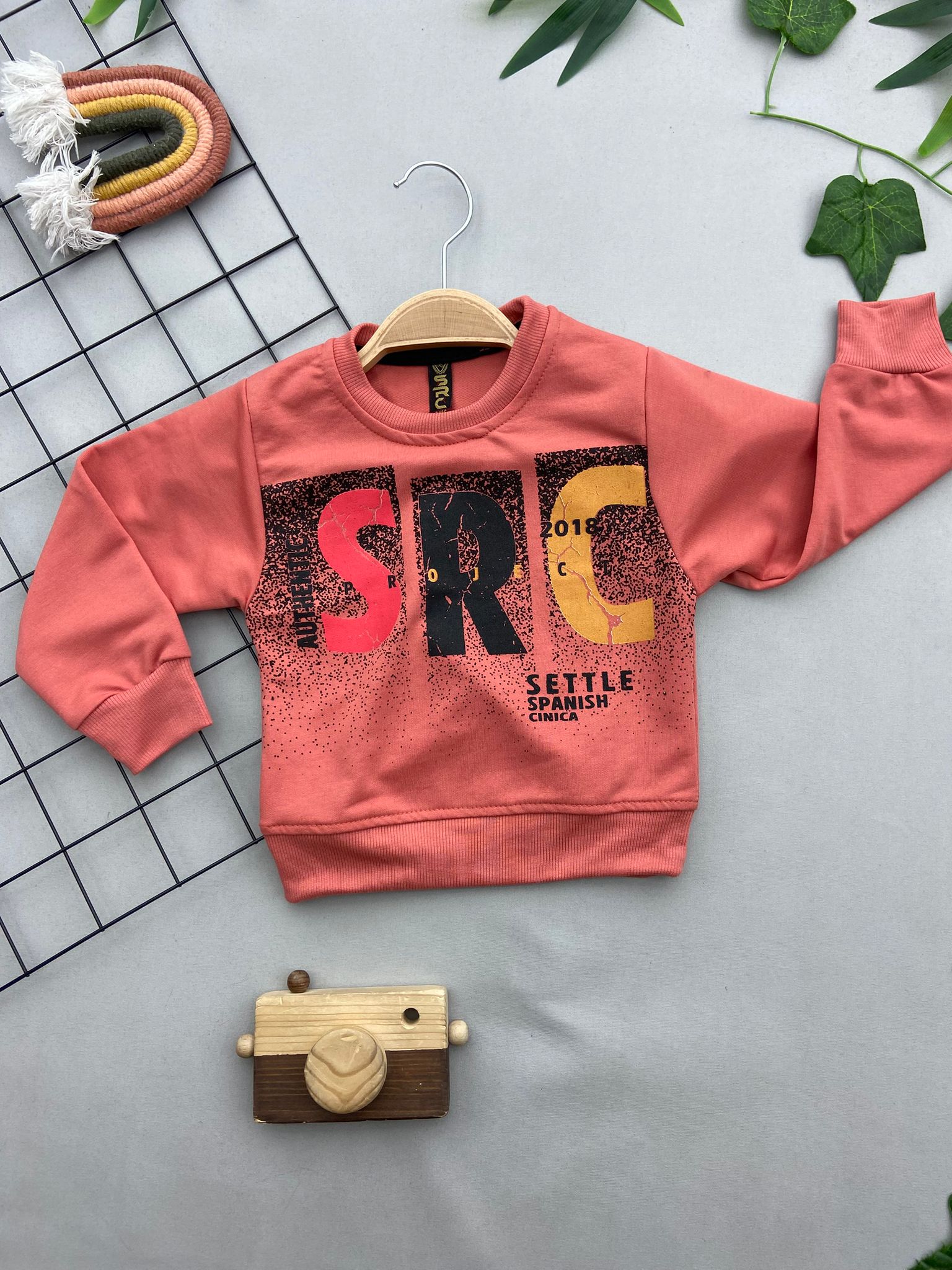 SRC YAZILI ERKEK COCUK SWEATSHIRT
