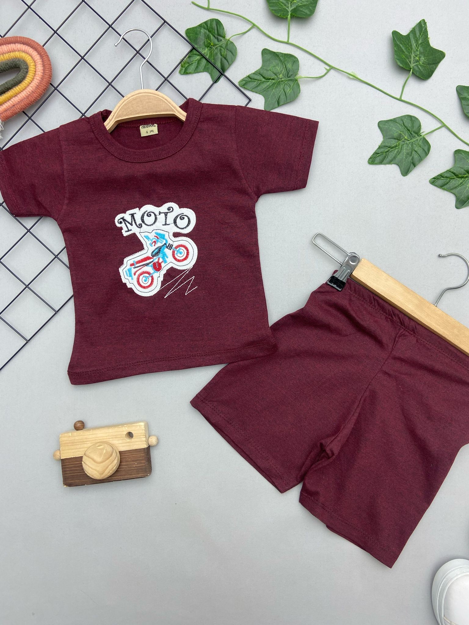 MOTO YAZILI ERKEK ÇOCUK TAKIM