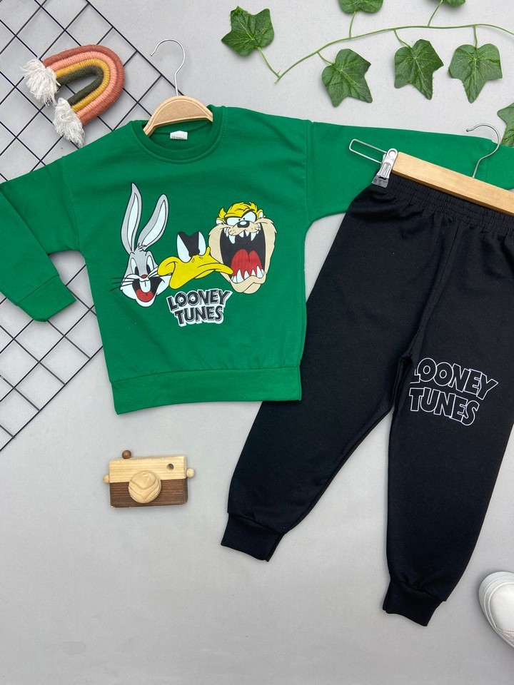 ⭐ LOONEY TUNES YAZILI ERKEK ÇOCUK TAKIM