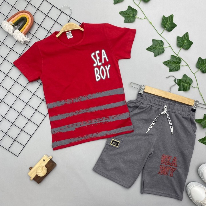 SEA BOY YAZILI ERKEK ÇOCUK TAKIM