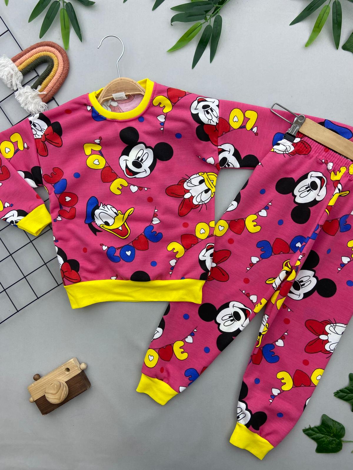 KARISIK DESENLI KIZ COCUK TAKIM