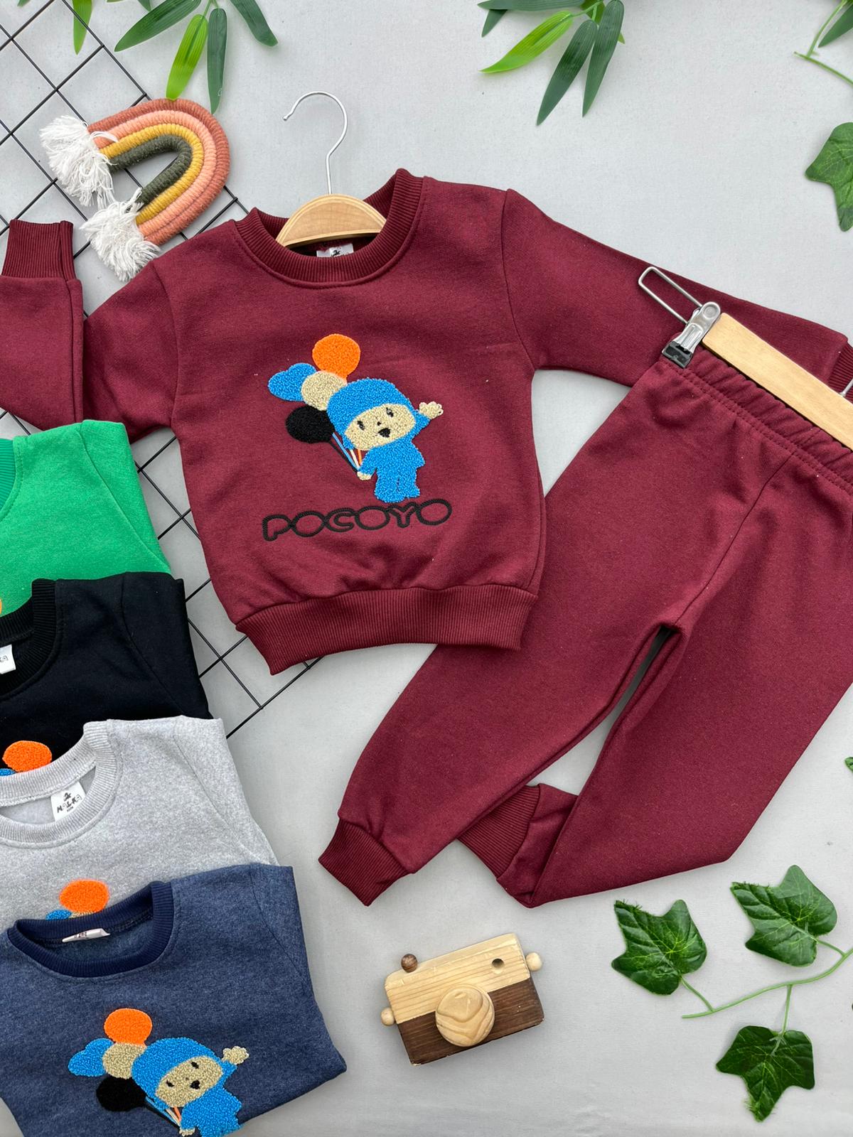 ⭐ POCOYO YAZILI ERKEK COCUK TAKIM