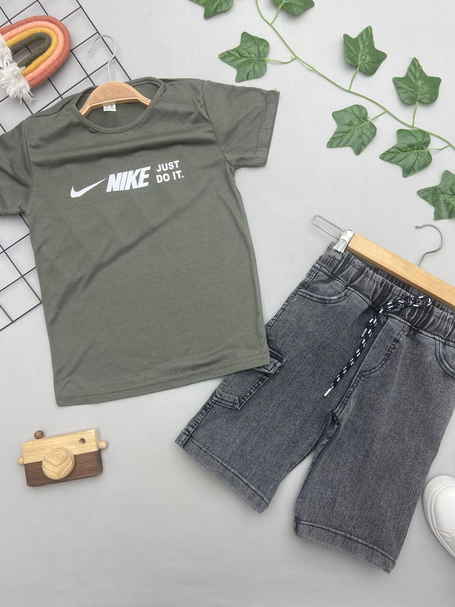 JUST DO IT YAZILI ERKEK COCUK TAKIM