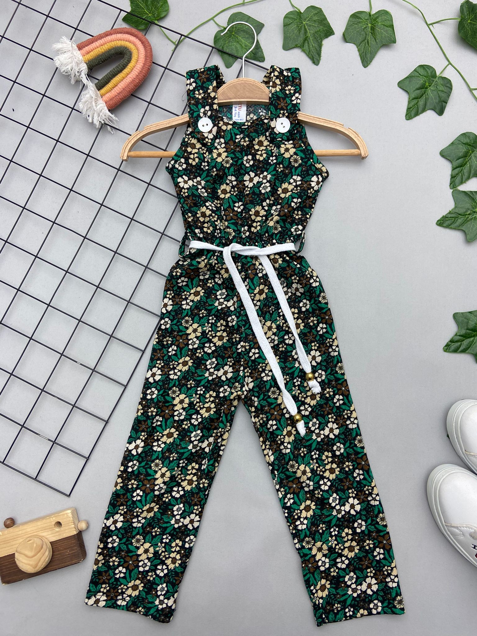 ⭐ BAGLAMA DETAYLI KIZ COCUK TULUM