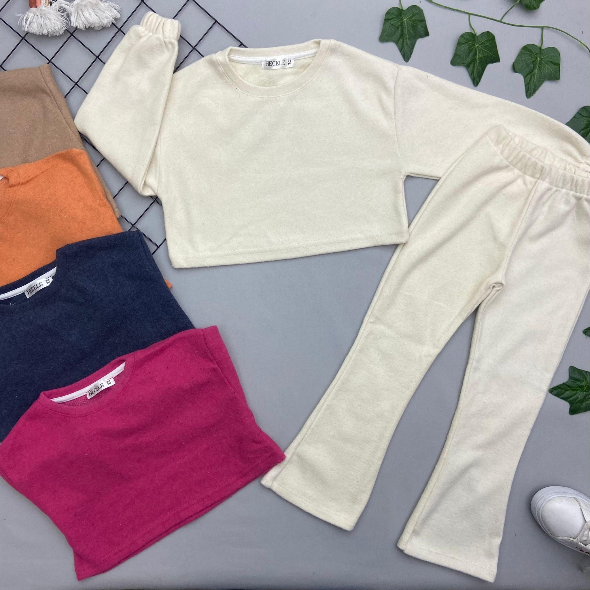 ⭐ KIZ ÇOCUK CROP TAKIM