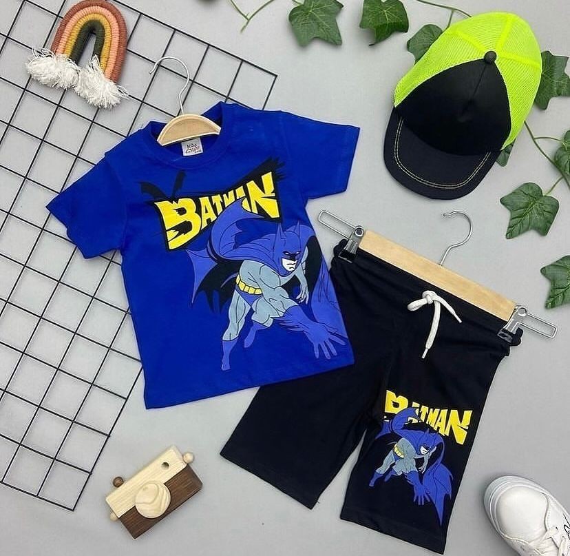 BATMAN YAZILI ERKEK COCUK TAKIM