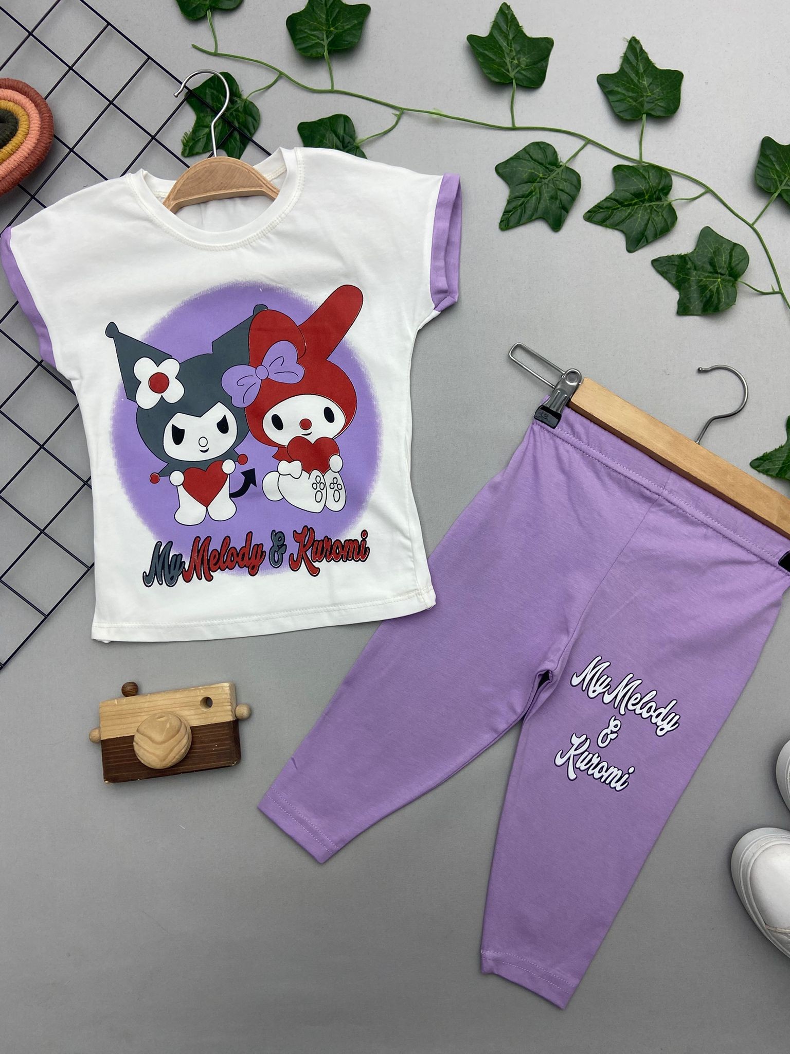 KUROMI BASKILI KIZ COCUK TAKIM