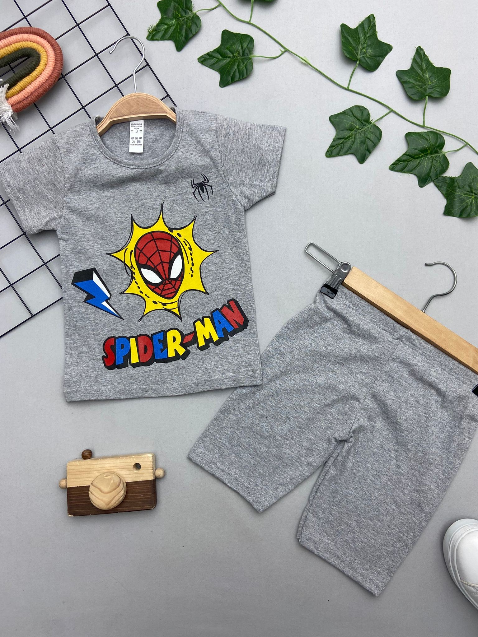 SPIDERMAN BASKILI ERKEK COCUK TAKIM