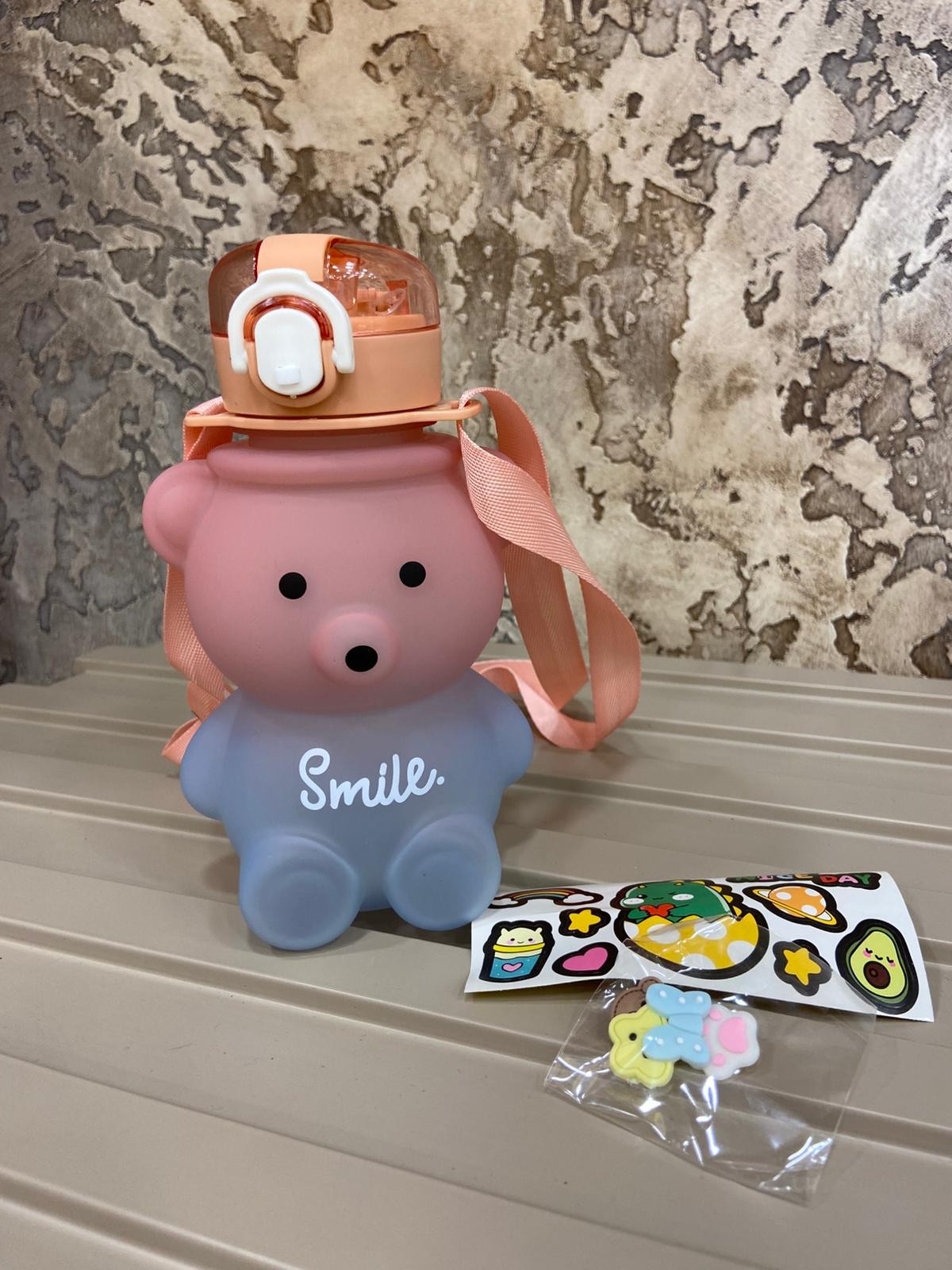 SMILE YAZILI SU MATARASI