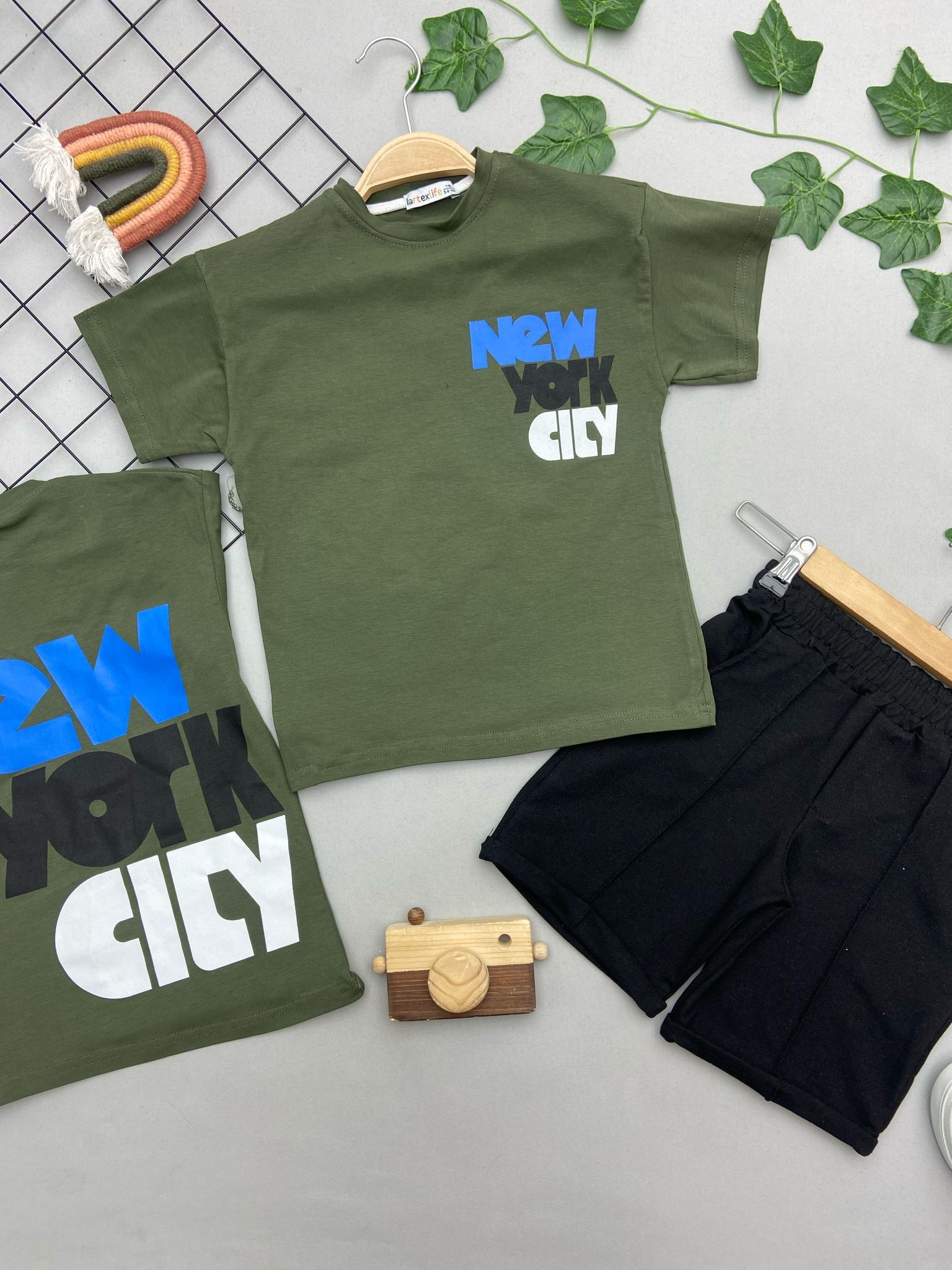 NEW YORK YAZILI ERKEK ÇOCUK TAKIM