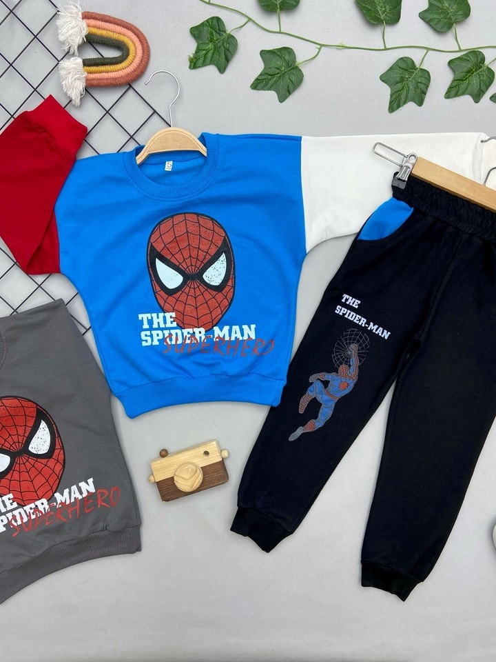 SPIDERMAN BASKILI ERKEK ÇOCUK TAKIM