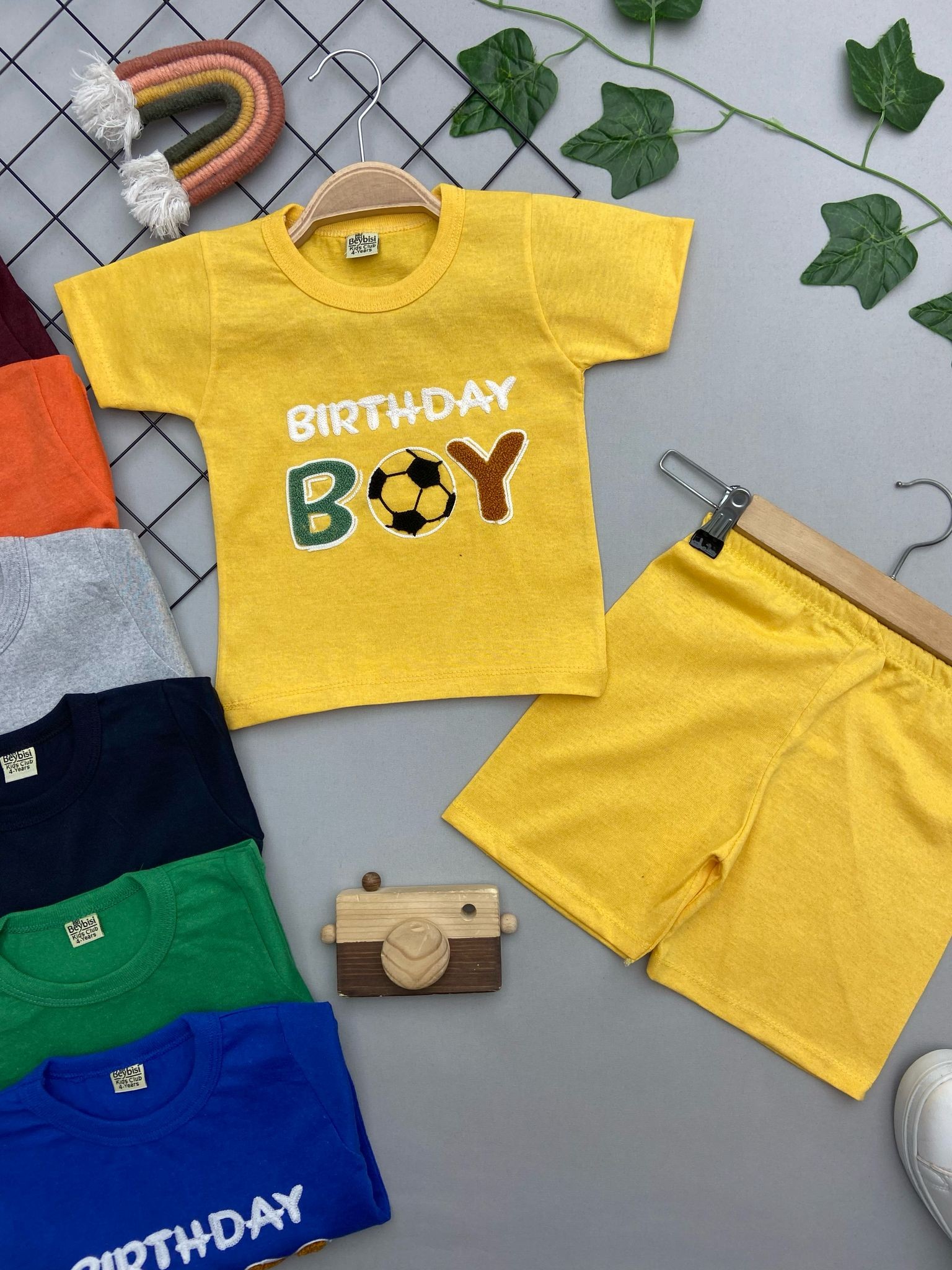 BOY YAZILI ERKEK ÇOCUK TAKIM