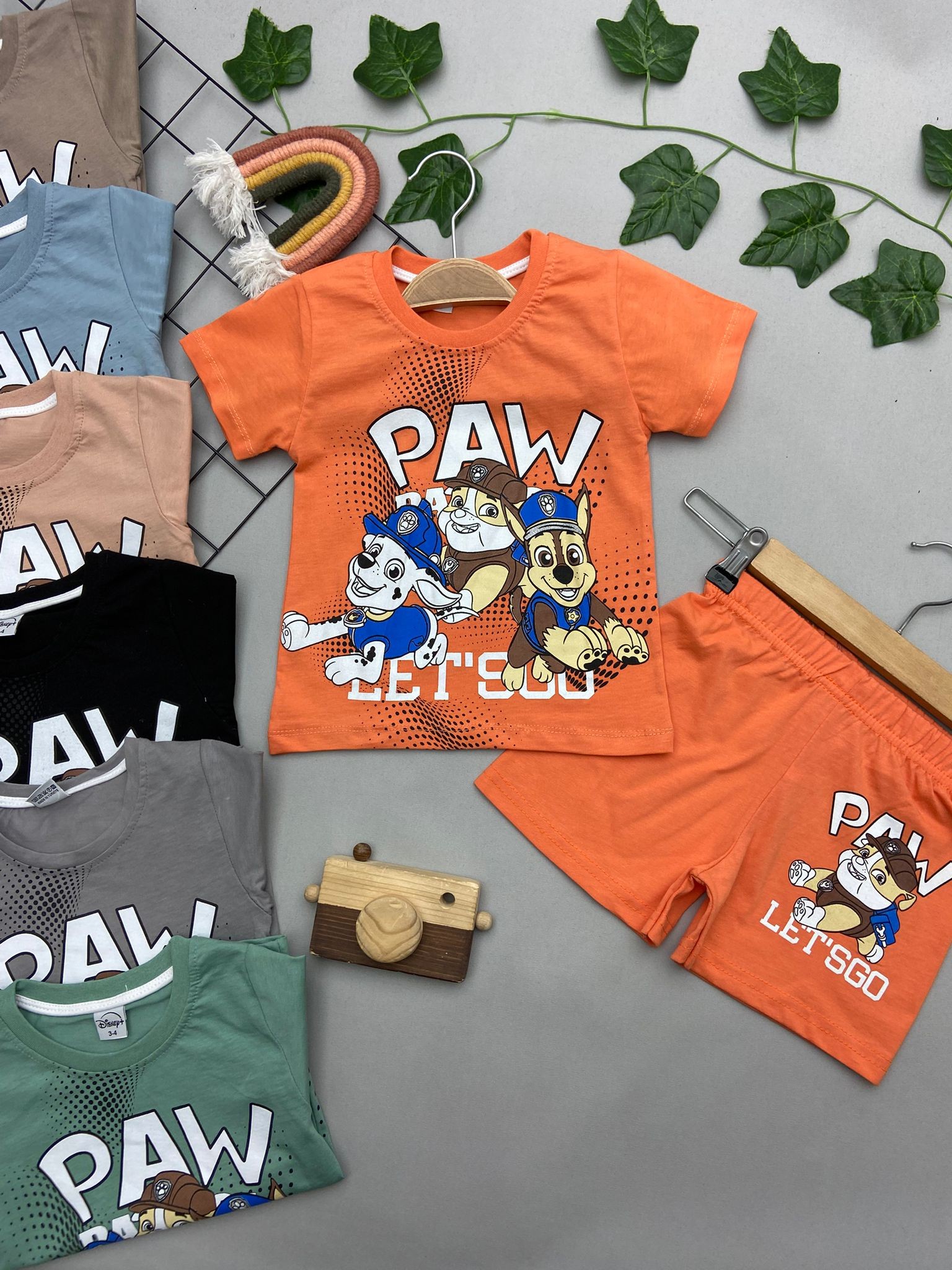 PAW YAZILI ERKEK COCUK TAKIM
