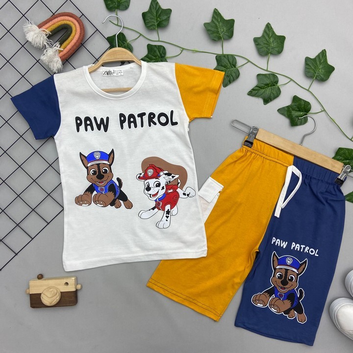 ⭐ PAW PETROL YAZILI ERKEK ÇOCUK TAKIM
