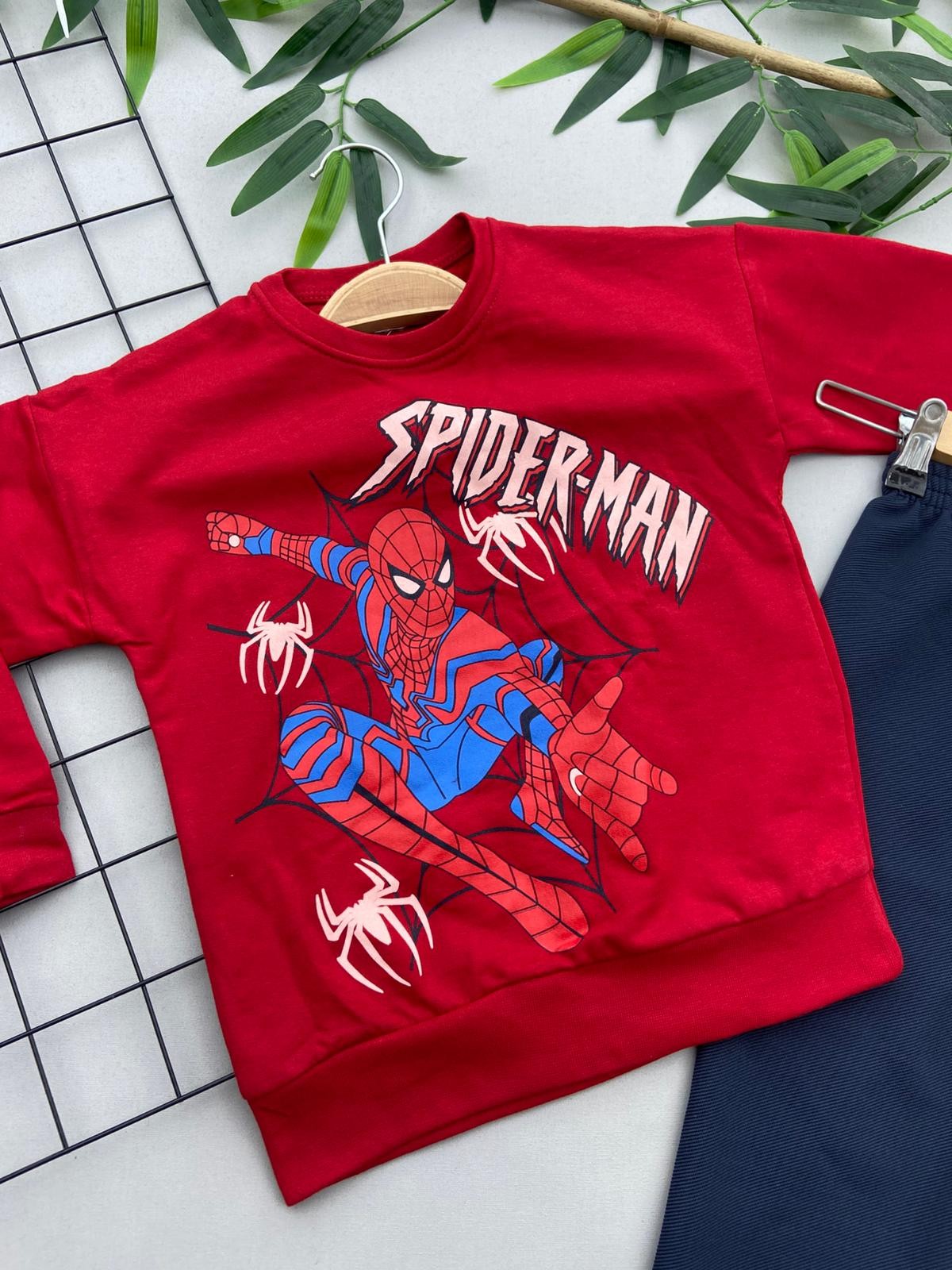 SPIDERMAN BASKILI ERKEK COCUK TAKIM