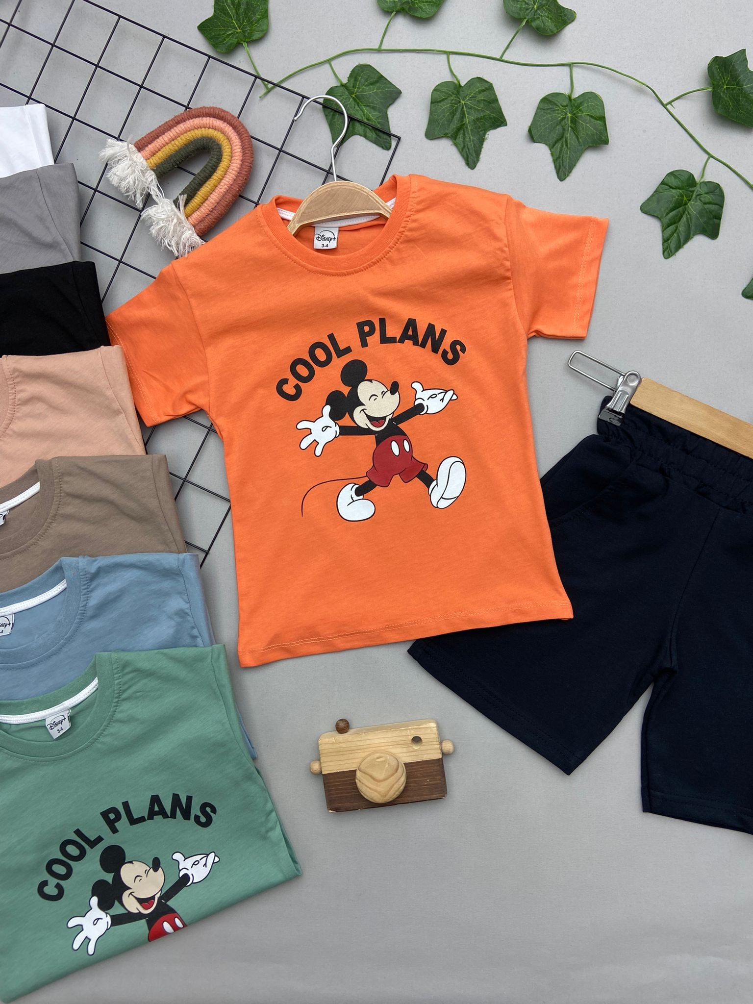 COOL PLANS YAZILI ERKEK COCUK TAKIM