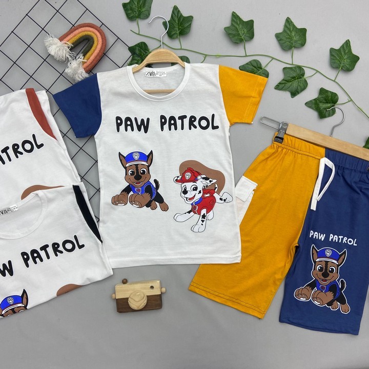 ⭐ PAW PETROL YAZILI ERKEK ÇOCUK TAKIM