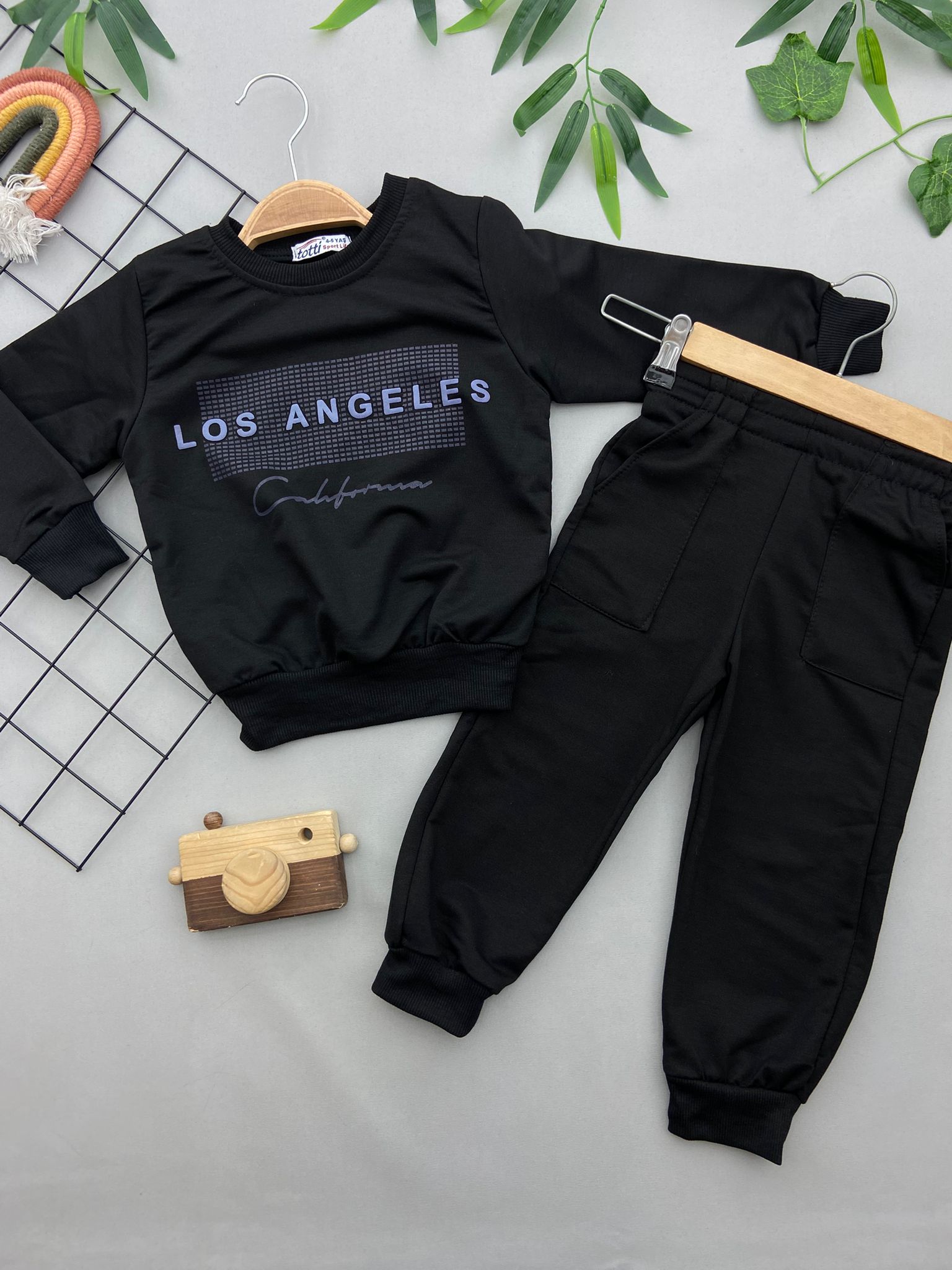 LOS ANGELES YAZILI ERKEK COCUK TAKIM