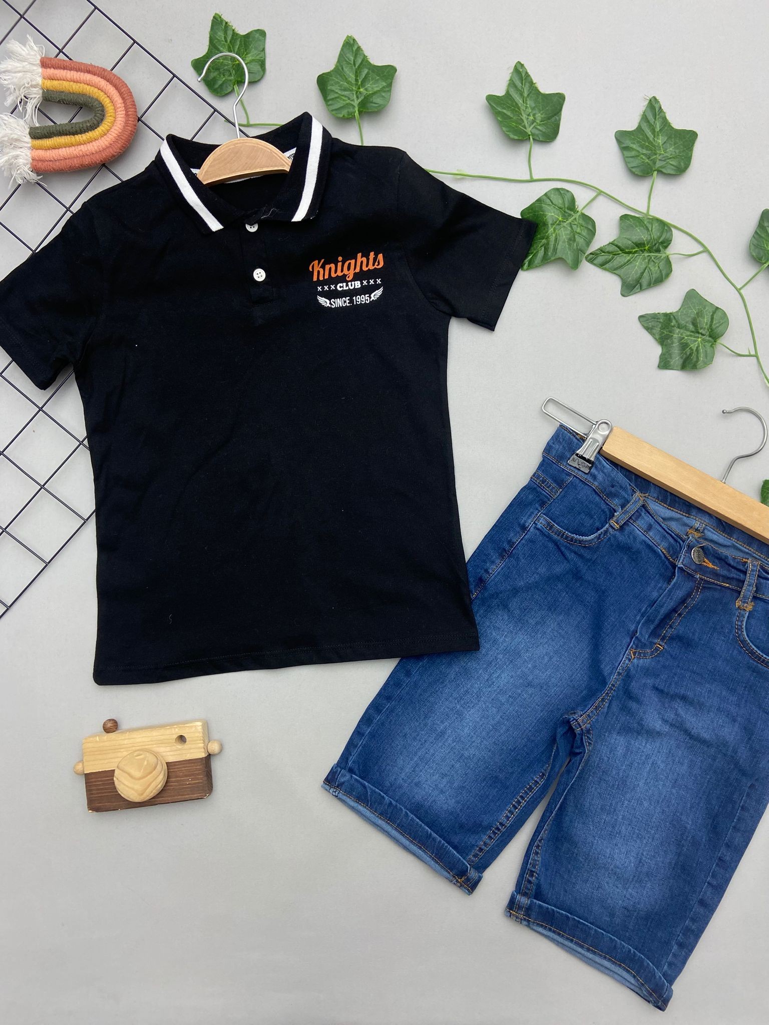 KNIGHTS YAZILI ERKEK COCUK TAKIM