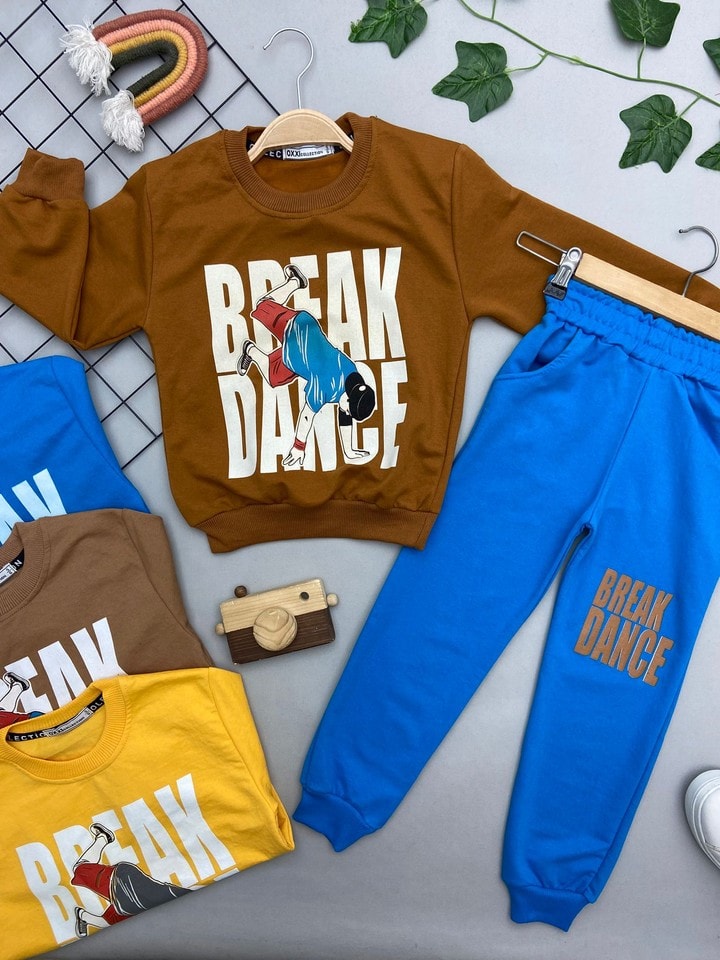 BREAK YAZILI KIZ ÇOCUK TAKIM