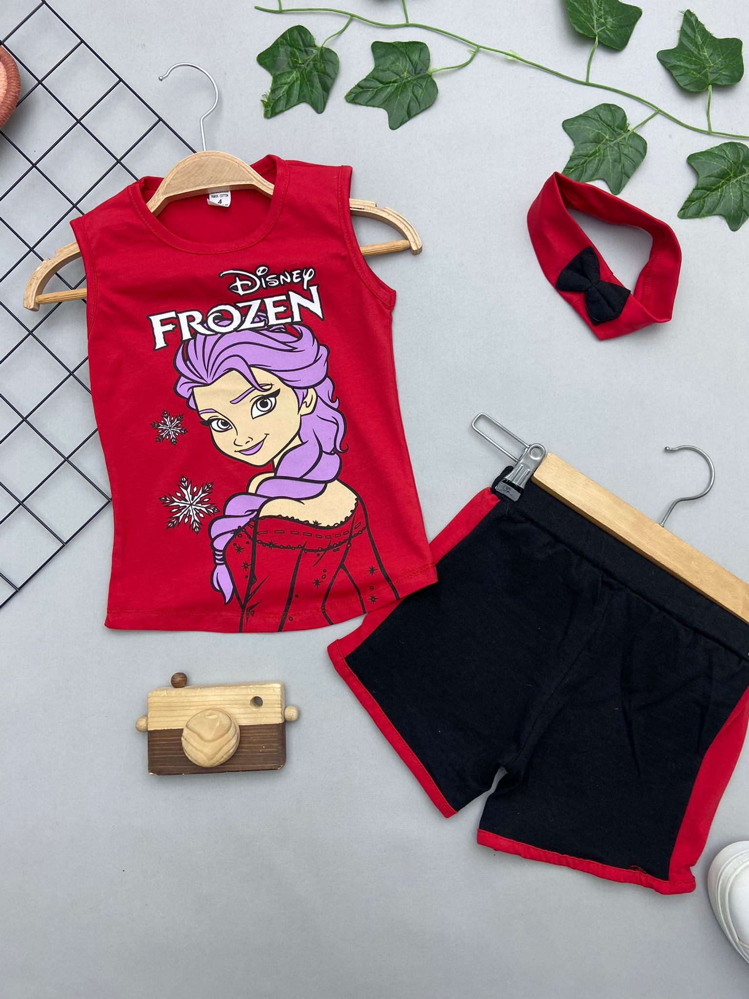 FROZEN YAZILI KIZ COUCUK TAKIM
