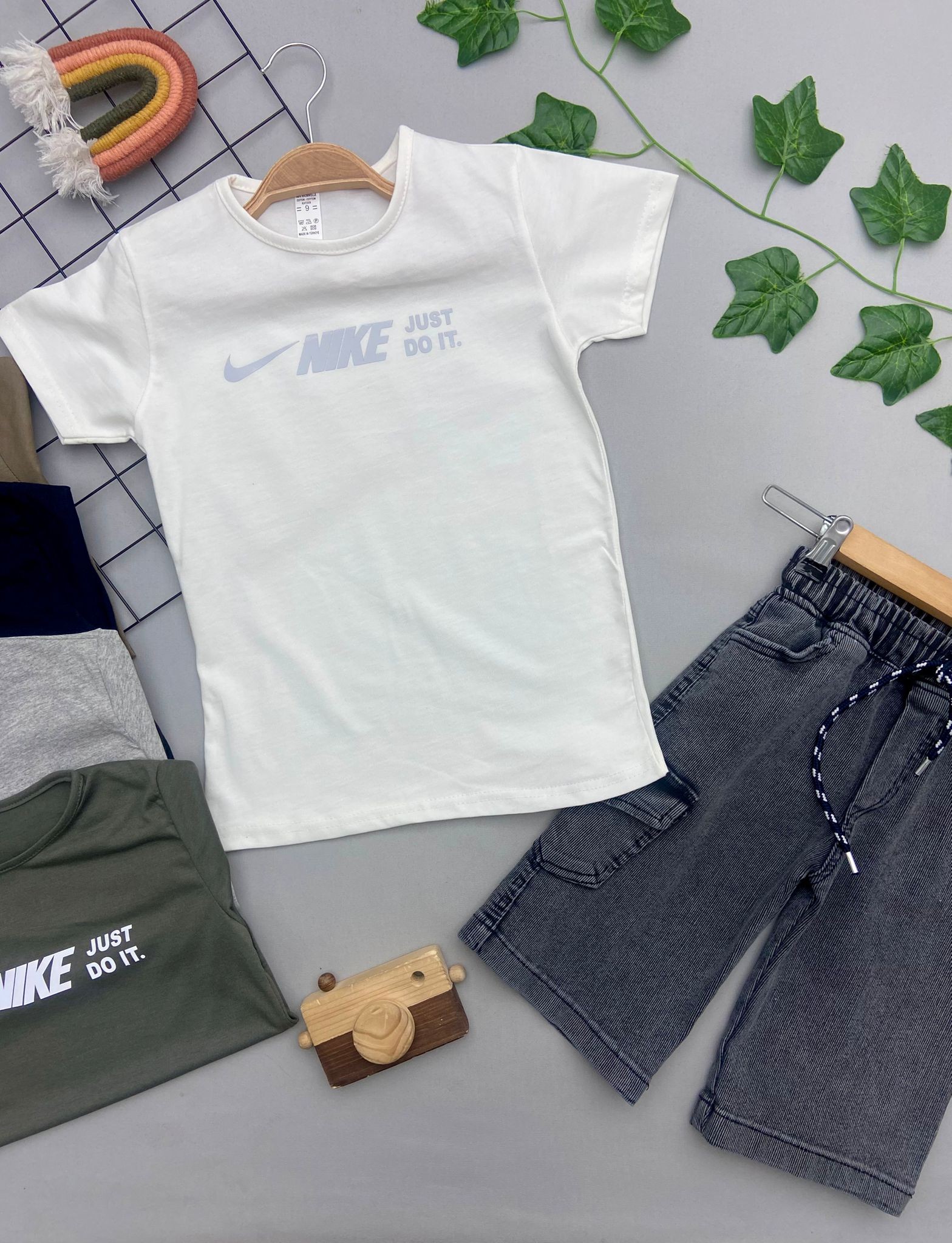 JUST DO IT YAZILI ERKEK COCUK TAKIM