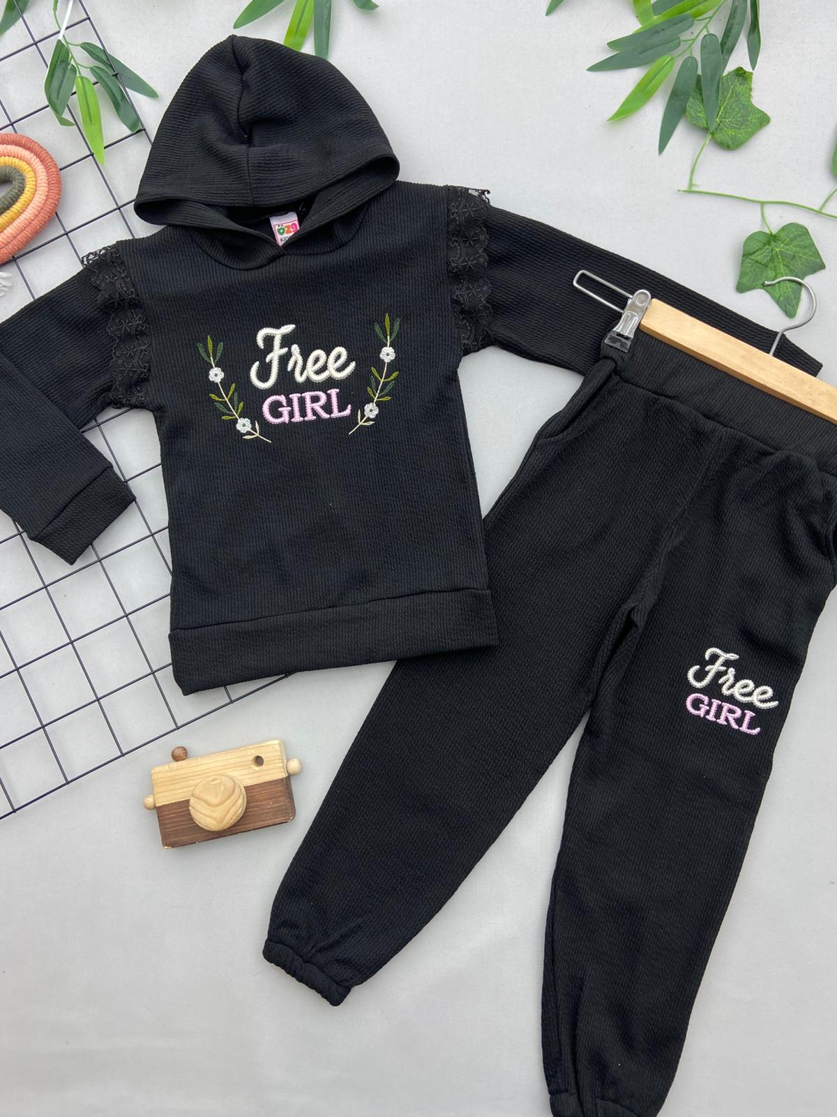 ⭐ FREE GIRL YAZILI KIZ COCUK TAKIM