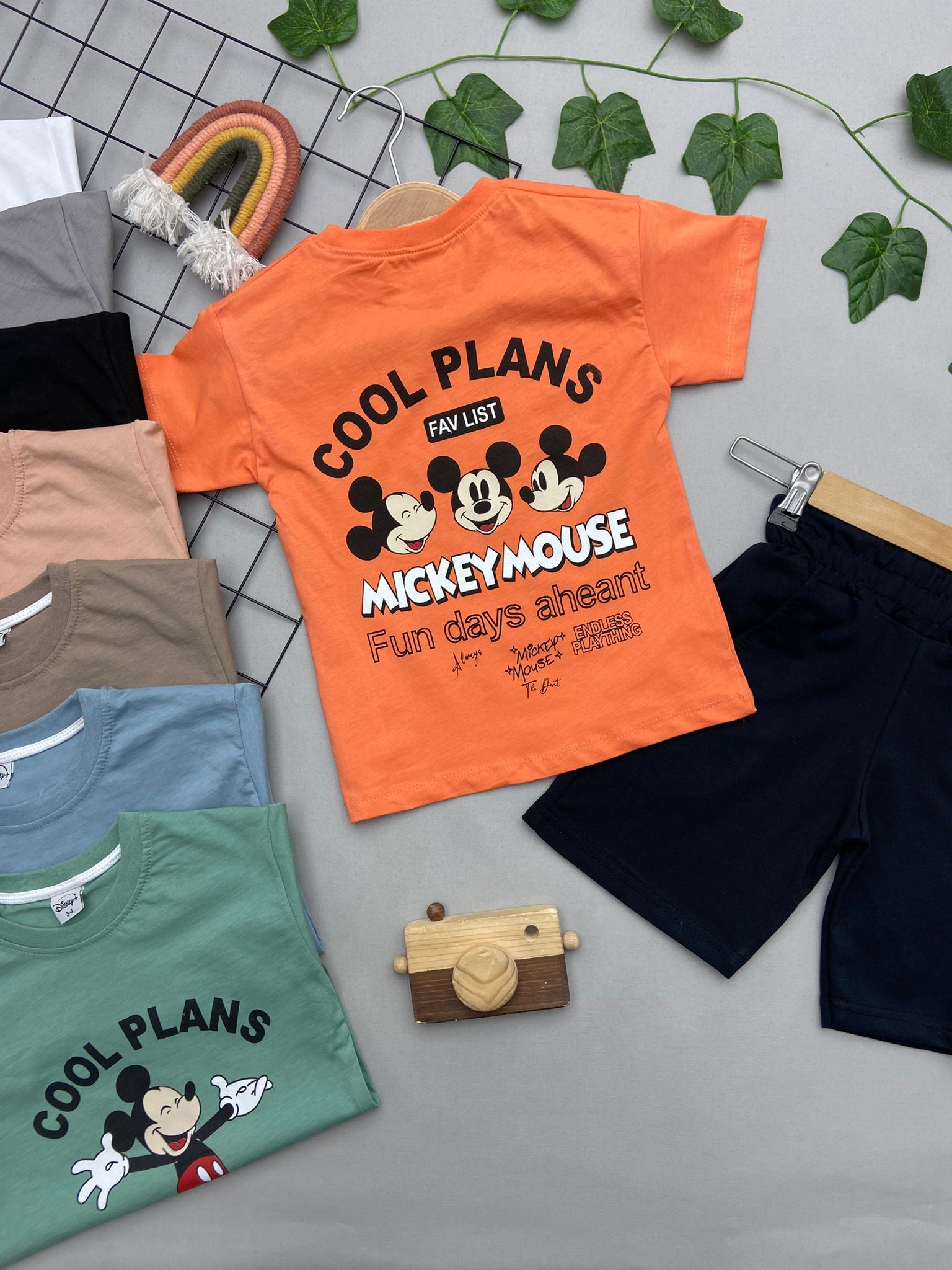 COOL PLANS YAZILI ERKEK COCUK TAKIM