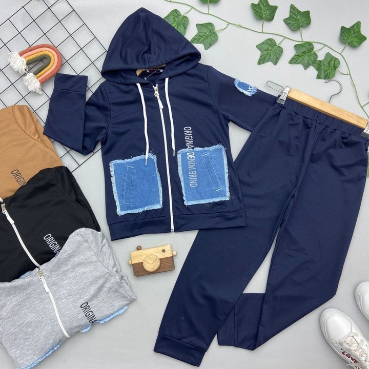 BRİND YAZILI UNISEX ÇOCUK TAKIM