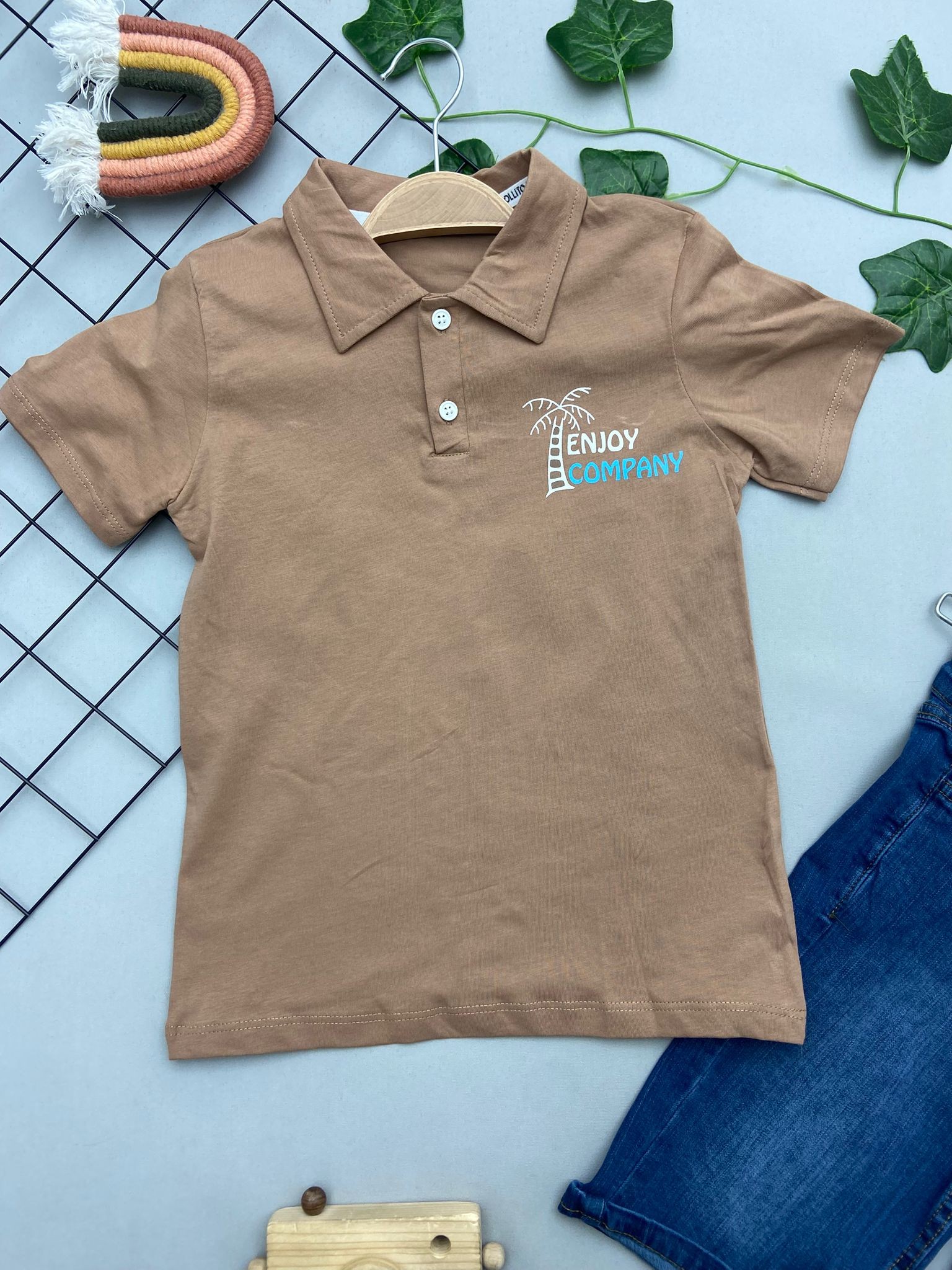ENJOY YAZILI ERKEK COCUK TAKIM