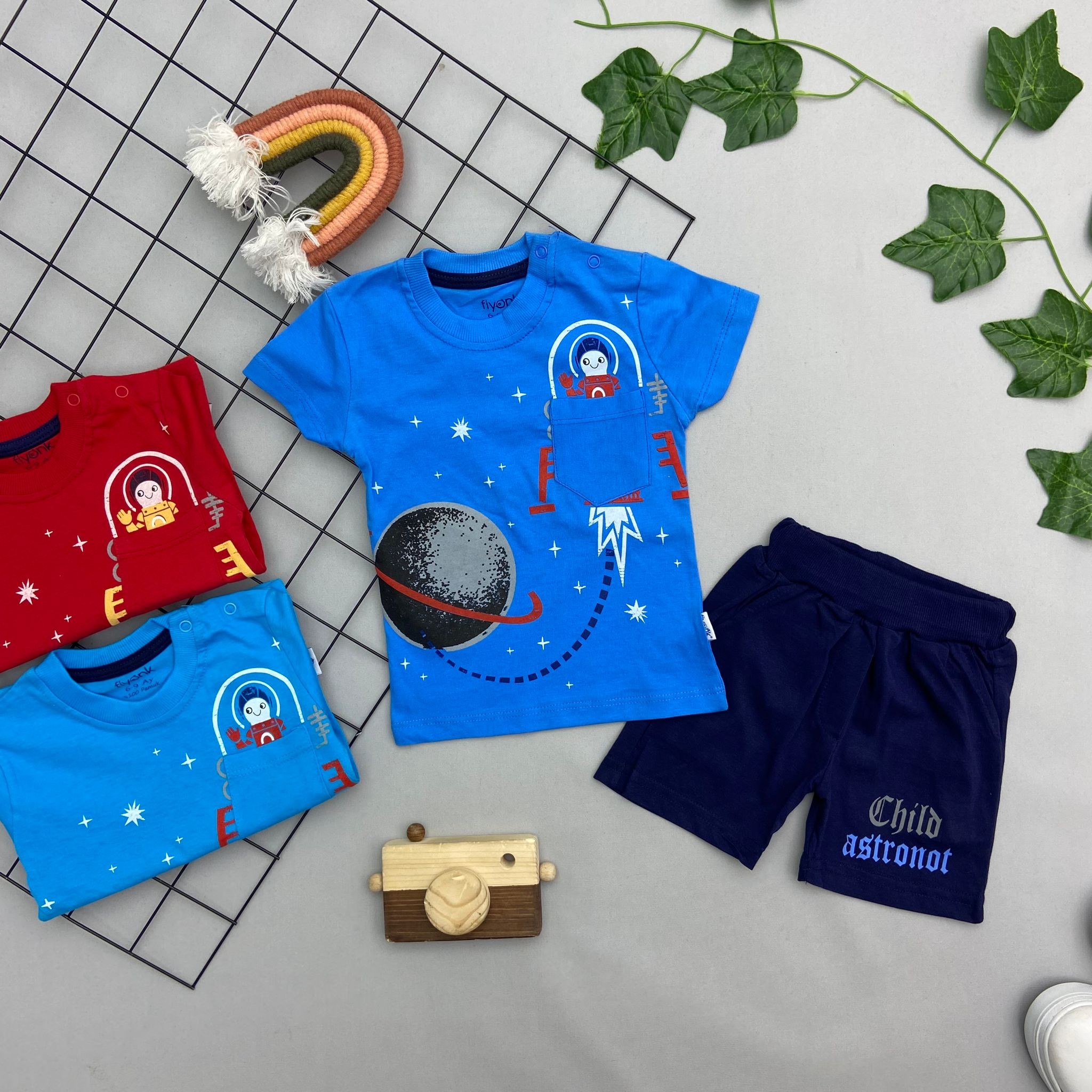 ASTRONOT BASKILI ERKEK BEBEK TAKIM