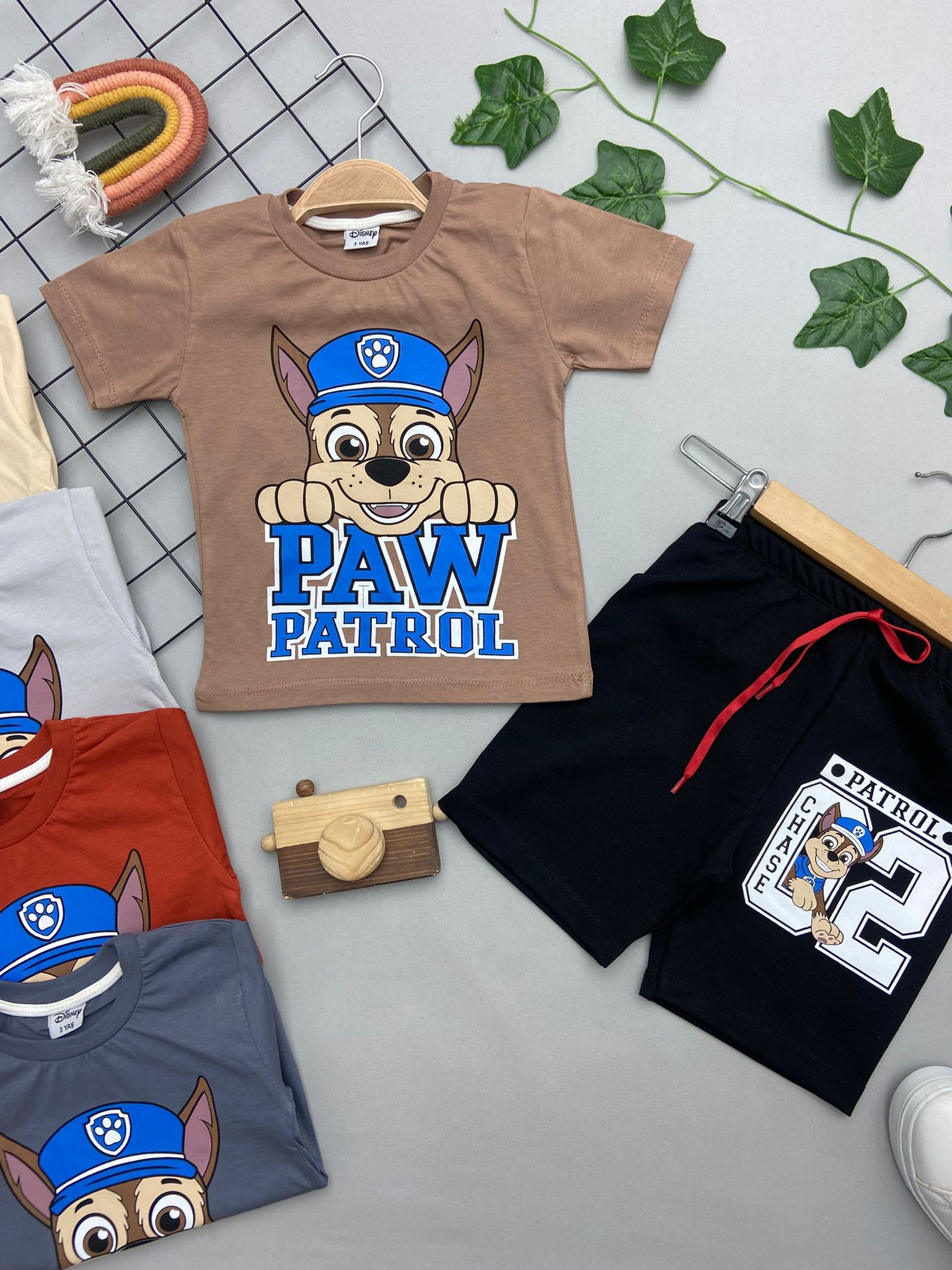 PAW PATROL YAZILI ERKEK ÇOCUK TAKIM
