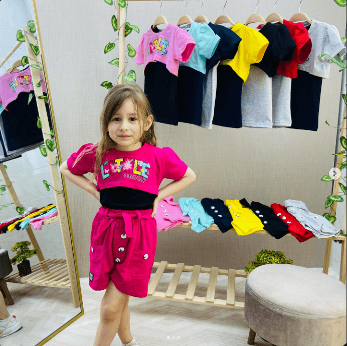 LITTLE YAZILI KIZ ÇOCUK TAKIM
