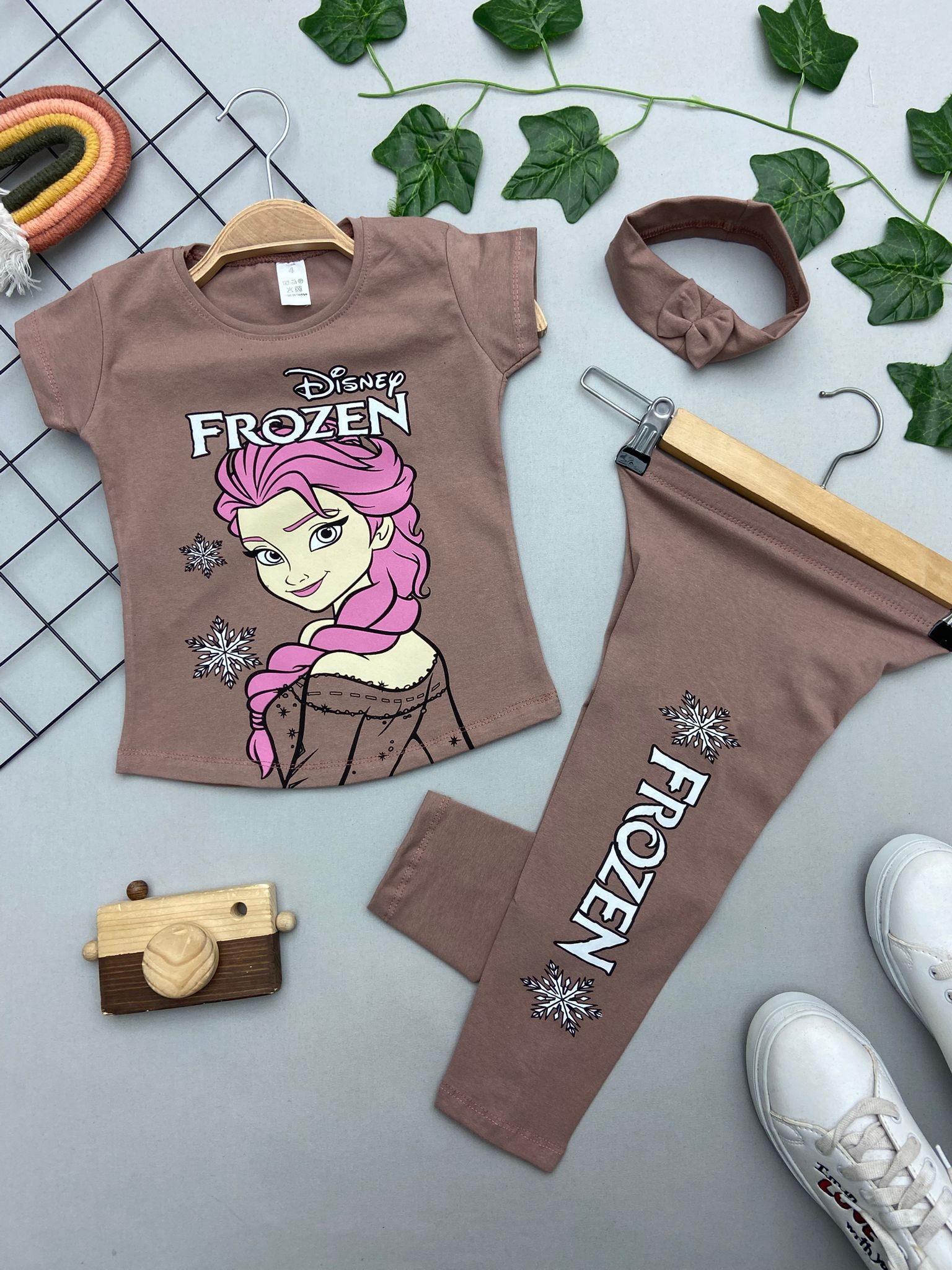 FROZEN BASKILI KIZ COCUK TAKIM