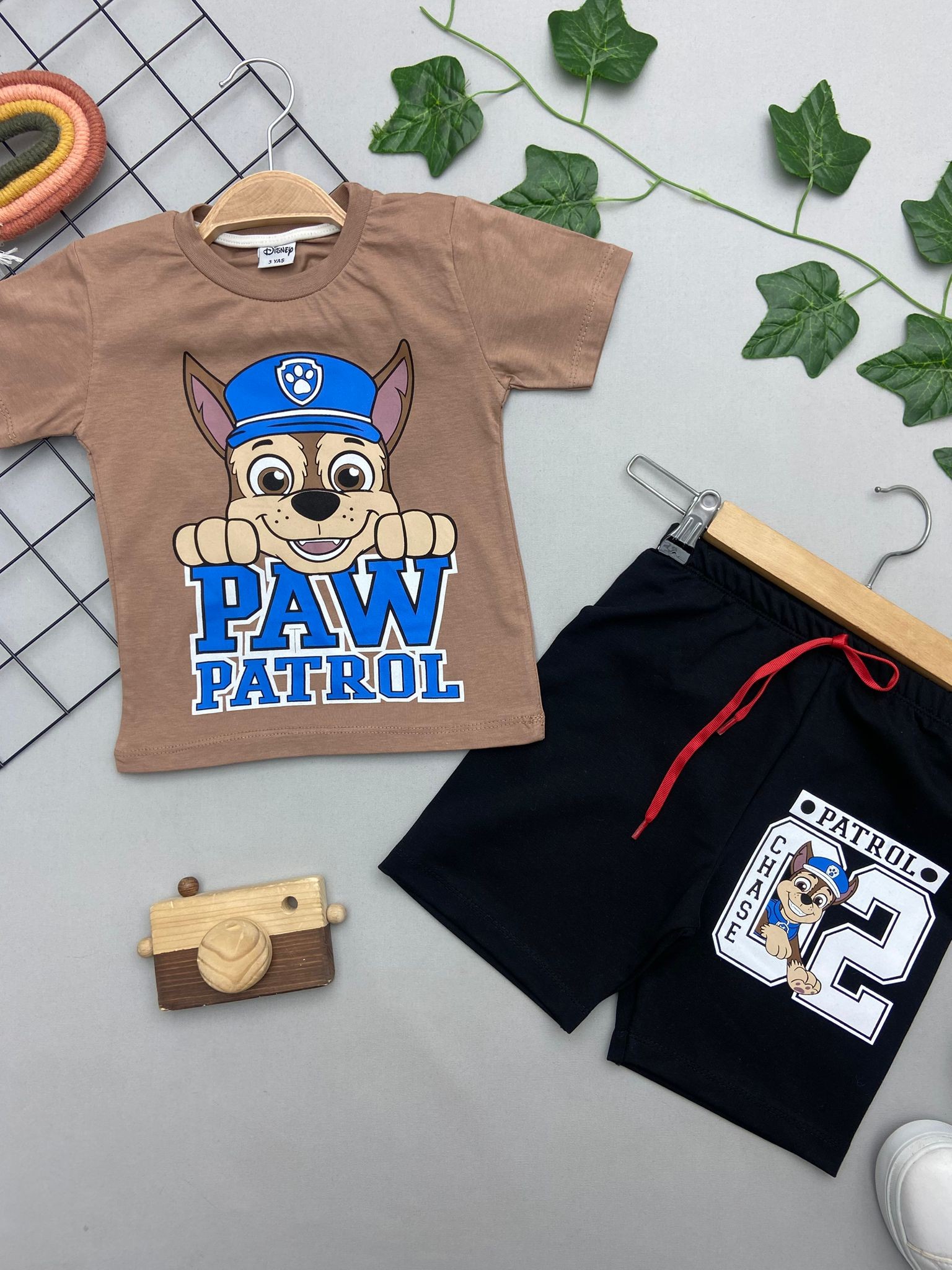 PAW PATROL YAZILI ERKEK ÇOCUK TAKIM
