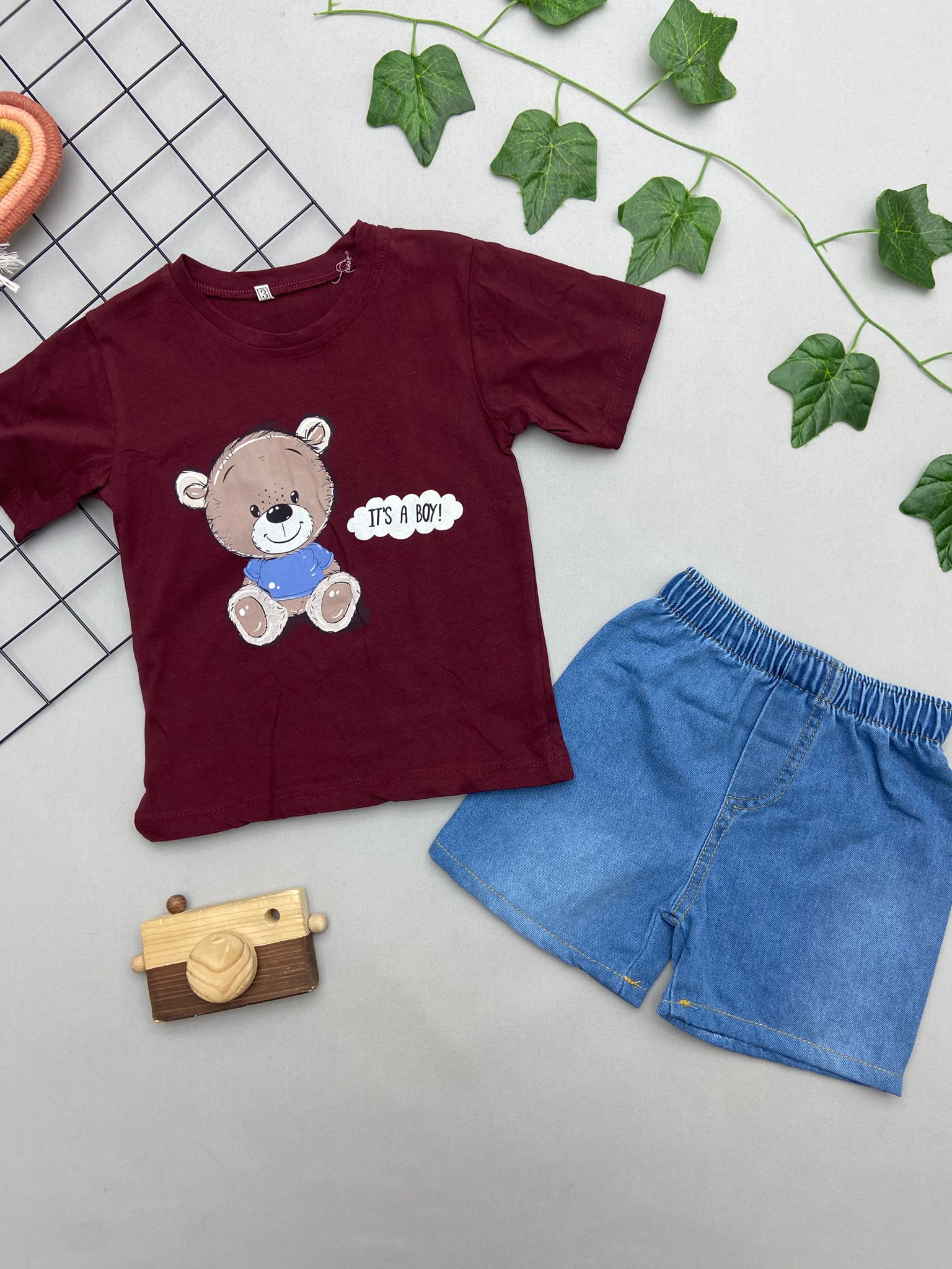 ⭐ IT'S A BOY YAZILI ERKEK COCUK TAKIM