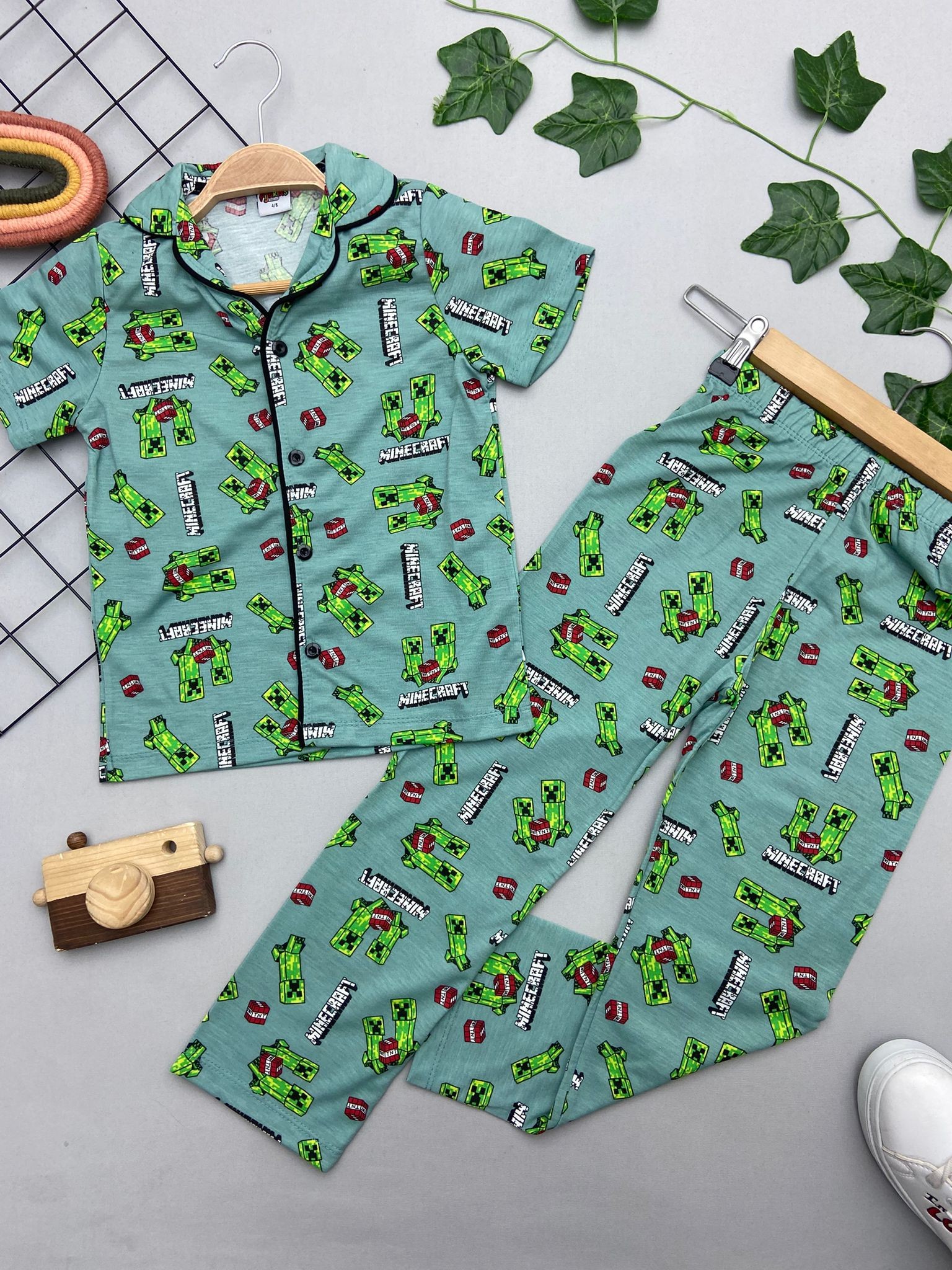 KARISIK DESENLI ERKEK COCUK PIJAMA TAKIM
