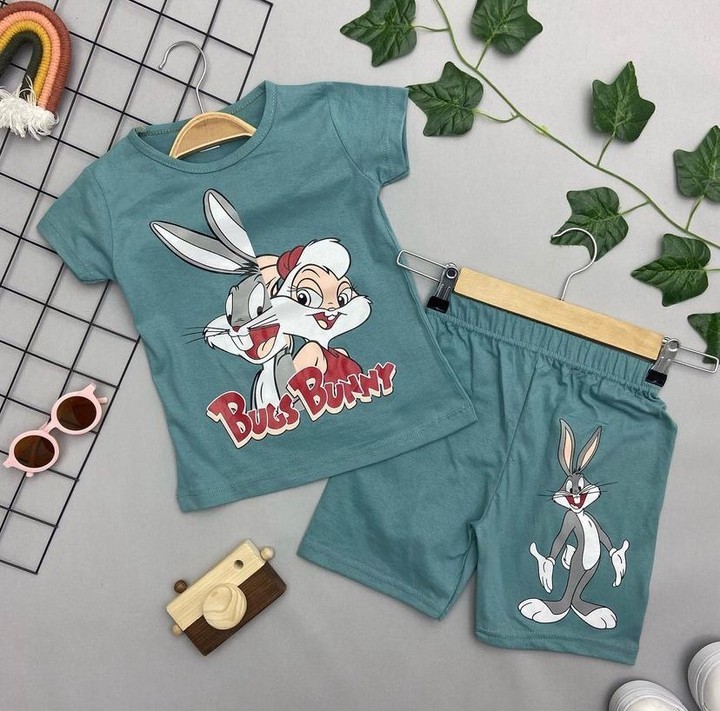 BUGS BUNNY YAZILI KIZ ÇOCUK TAKIMI