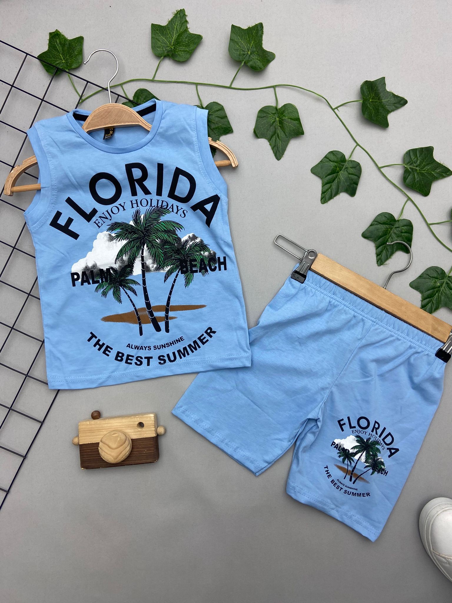 ⭐ FLORIDA YAZILI ERKEK COCUK TAKIM