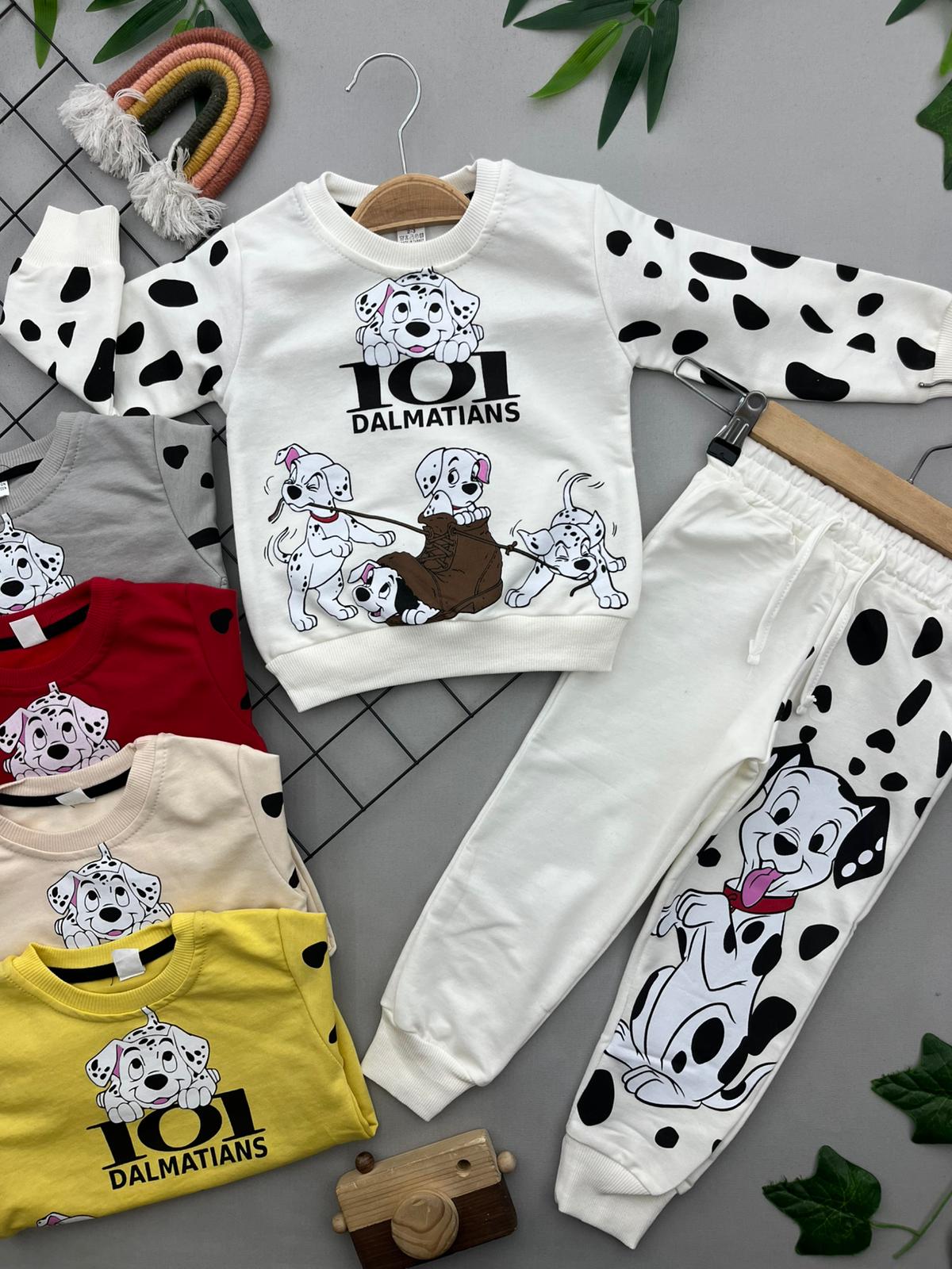 DALMATIANS YAZILI ERKEK COCUK TAKIM