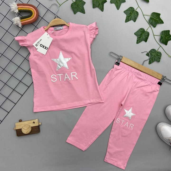 STAR YAZILI KIZ ÇOCUK TAKIM