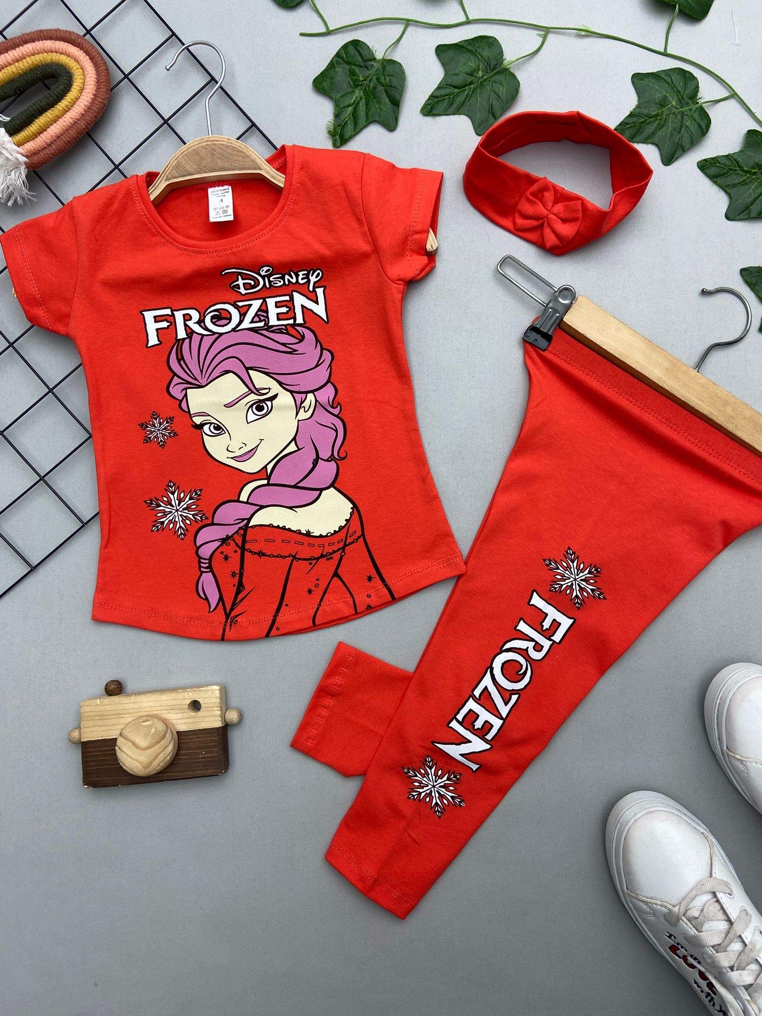 FROZEN BASKILI KIZ COCUK TAKIM