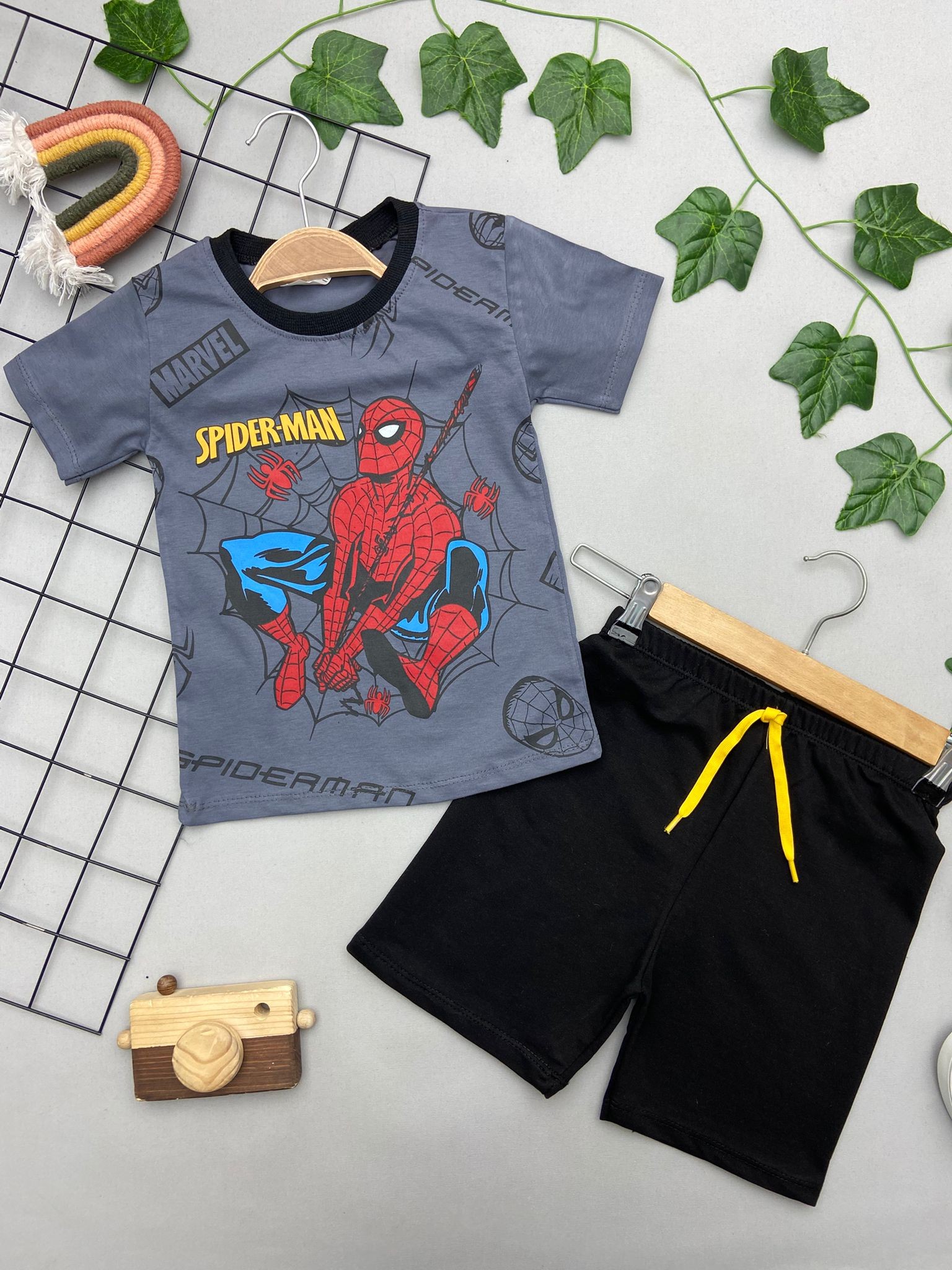SPIDER-MAN YAZILI ERKEK COCUK TAKIM