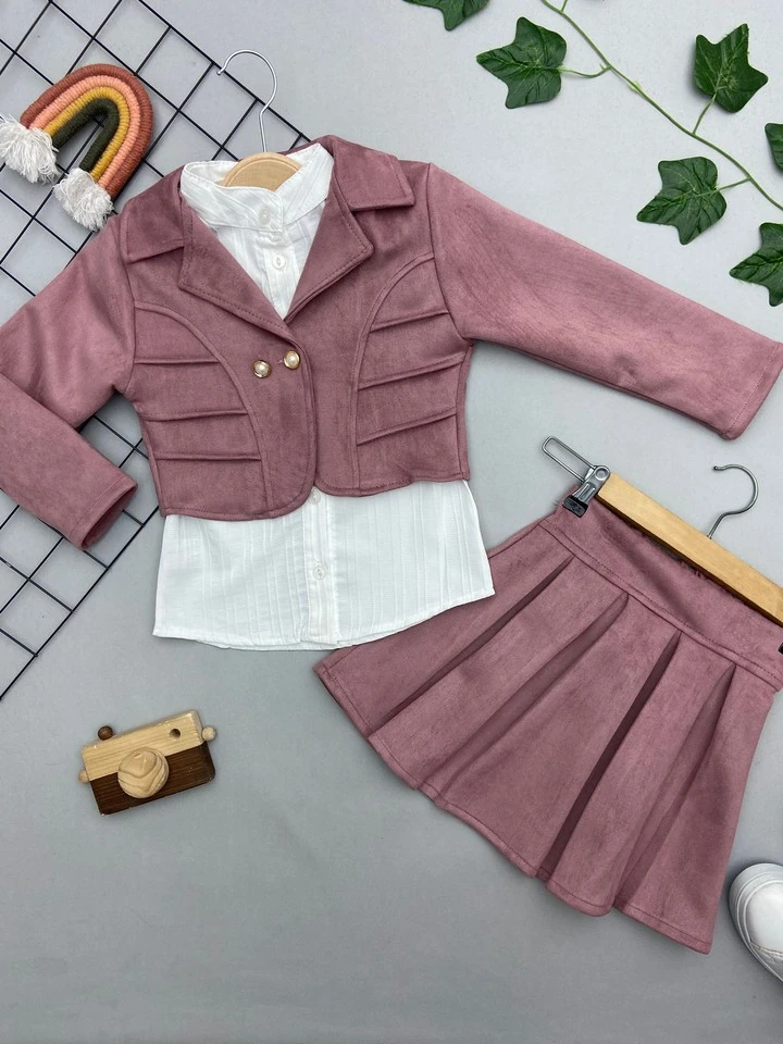 BLAZER CEKETLİ KIZ ÇOCUK TAKIM