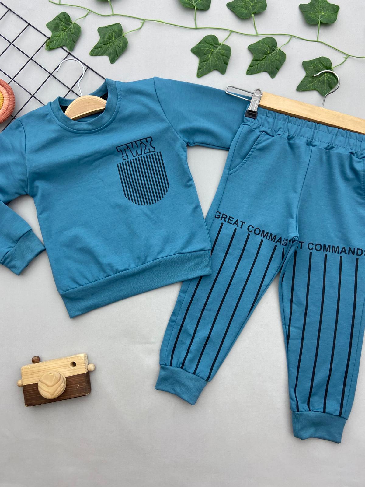 TWX YAZILI ERKEK COCCUK TAKIM